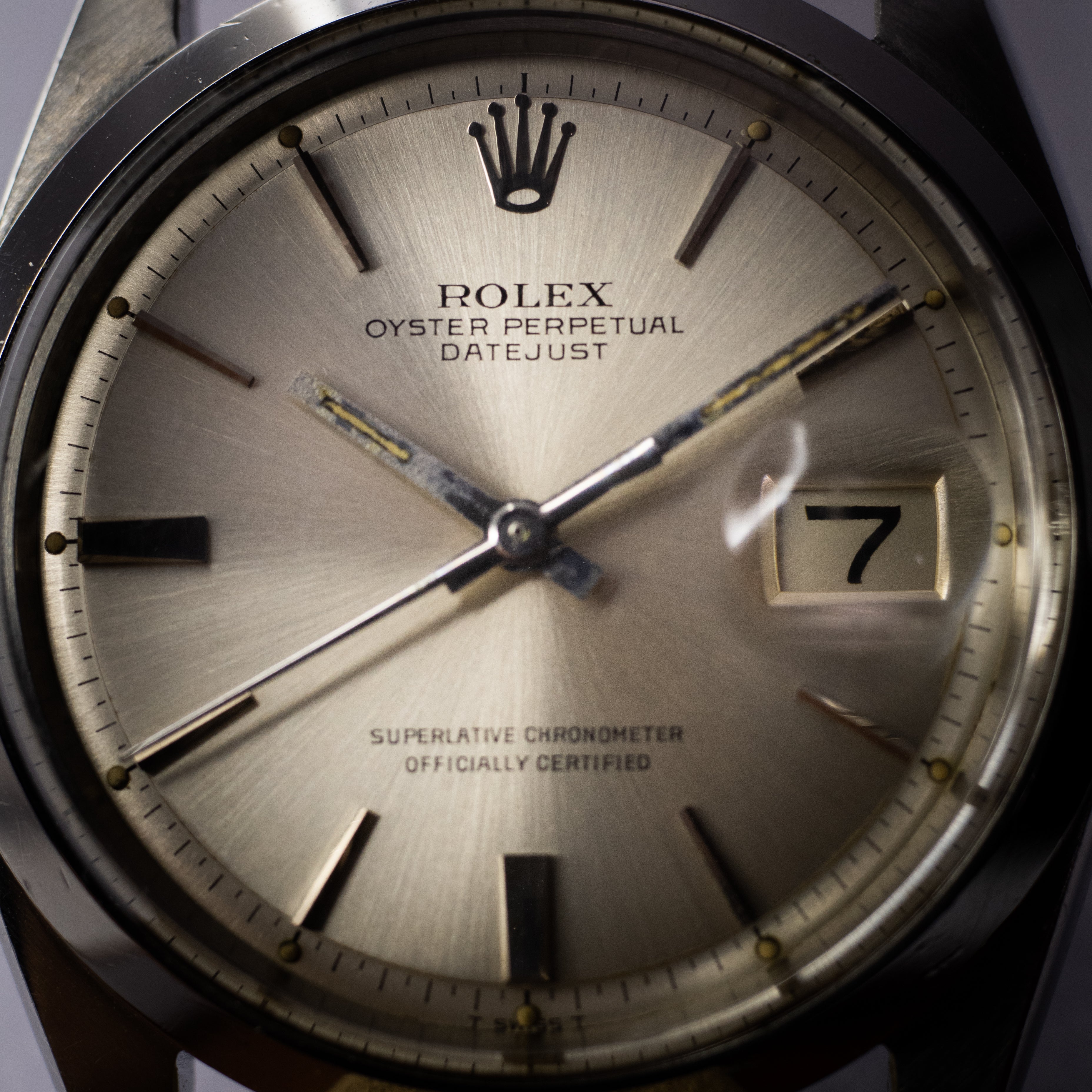 ロレックス デイトジャスト 1968年製 Ref.1600 シルバーダイヤル