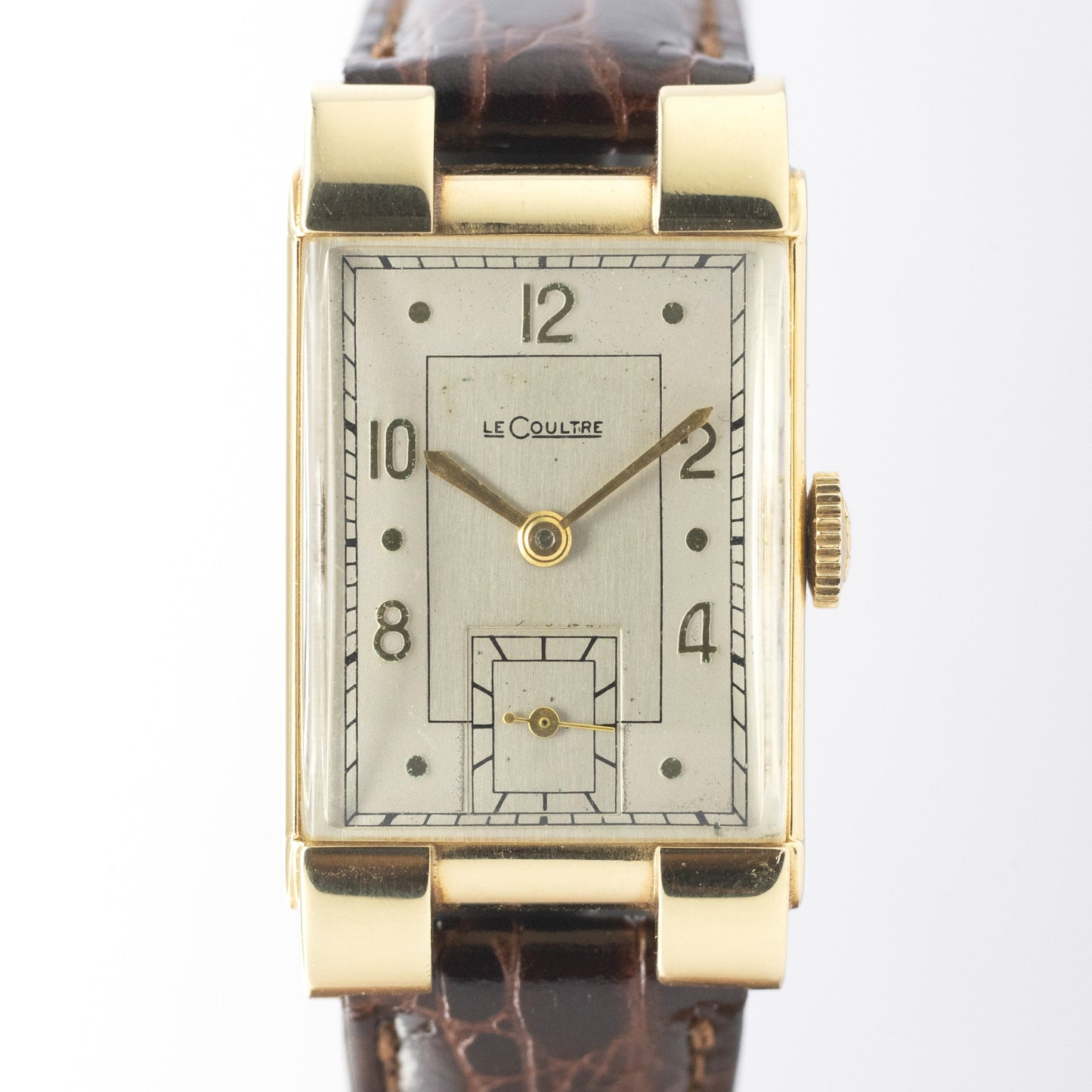 LECOULTRE 14KYG レクタンギュラー 1940年代製 Cal.438 VXN