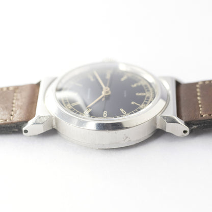 MOVADO ACVATIC 1930年代製 ブラックミラーダイヤル