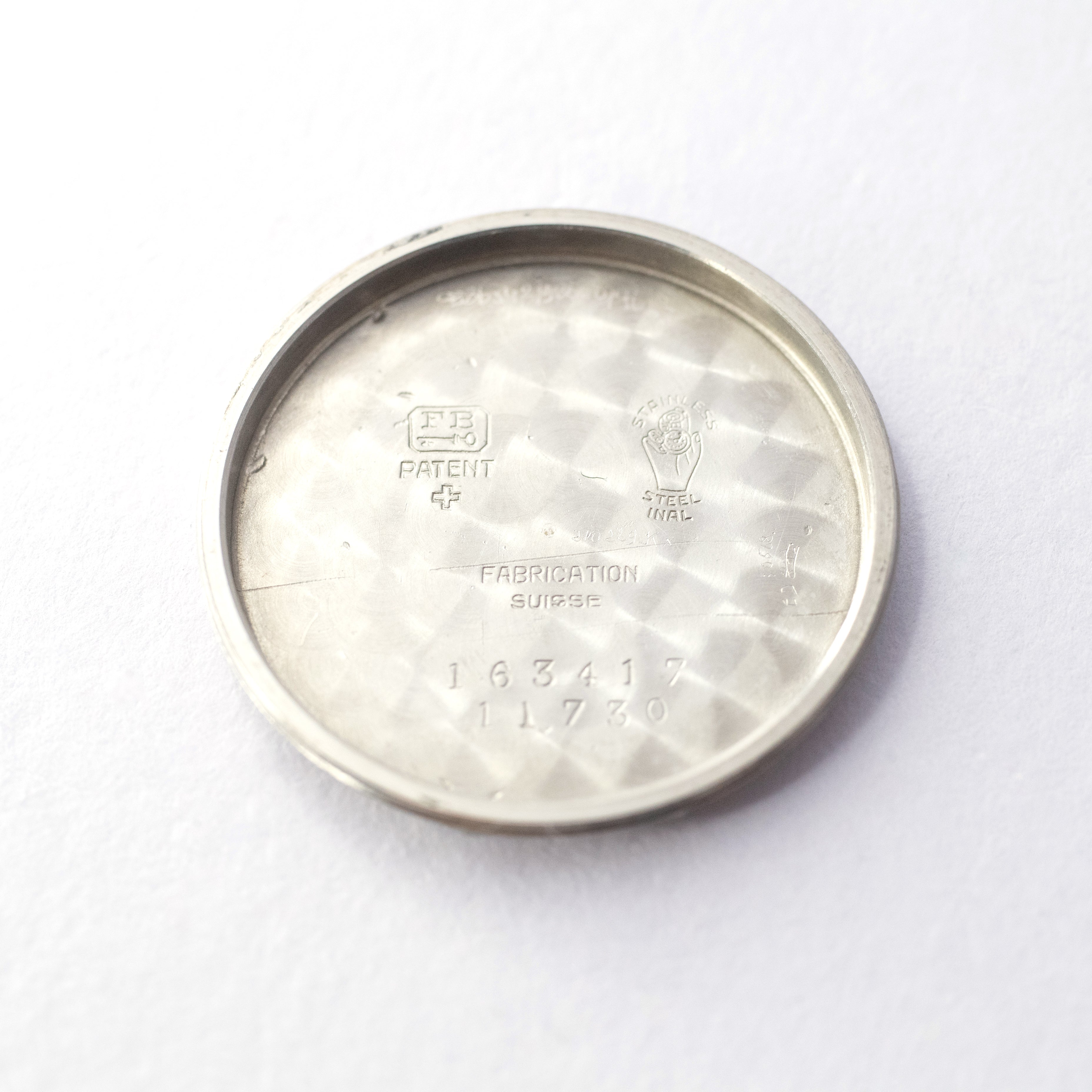 MOVADO ACVATIC 1930年代製 ブラックミラーダイヤル MOVADO ACVATIC 1930年代製 ブラックミラーダイヤル