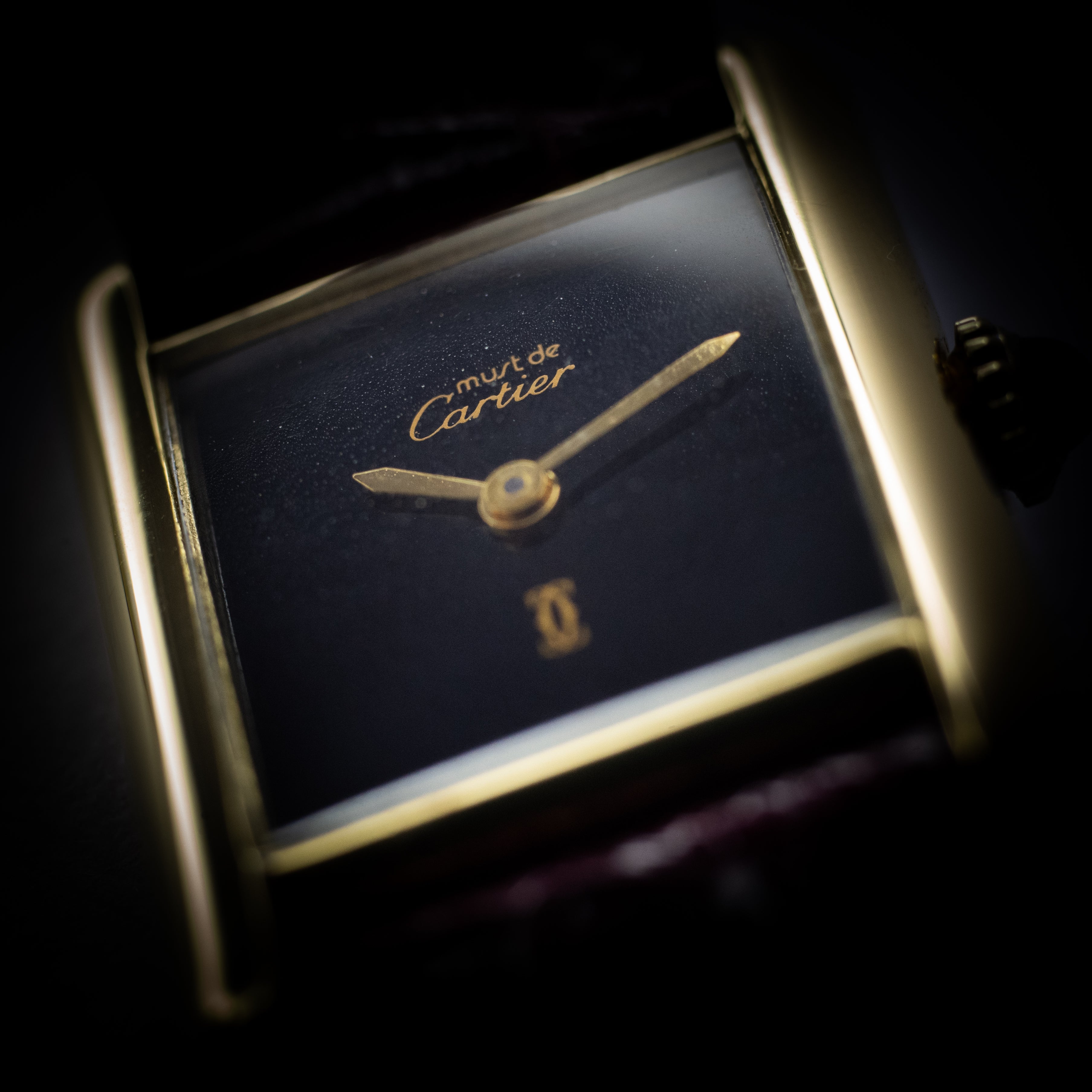 cartier カルティエ Dバックル 純正 14mm マストタンクに Cartier must TANK（カルティエ マストタンク）純正Dバックル