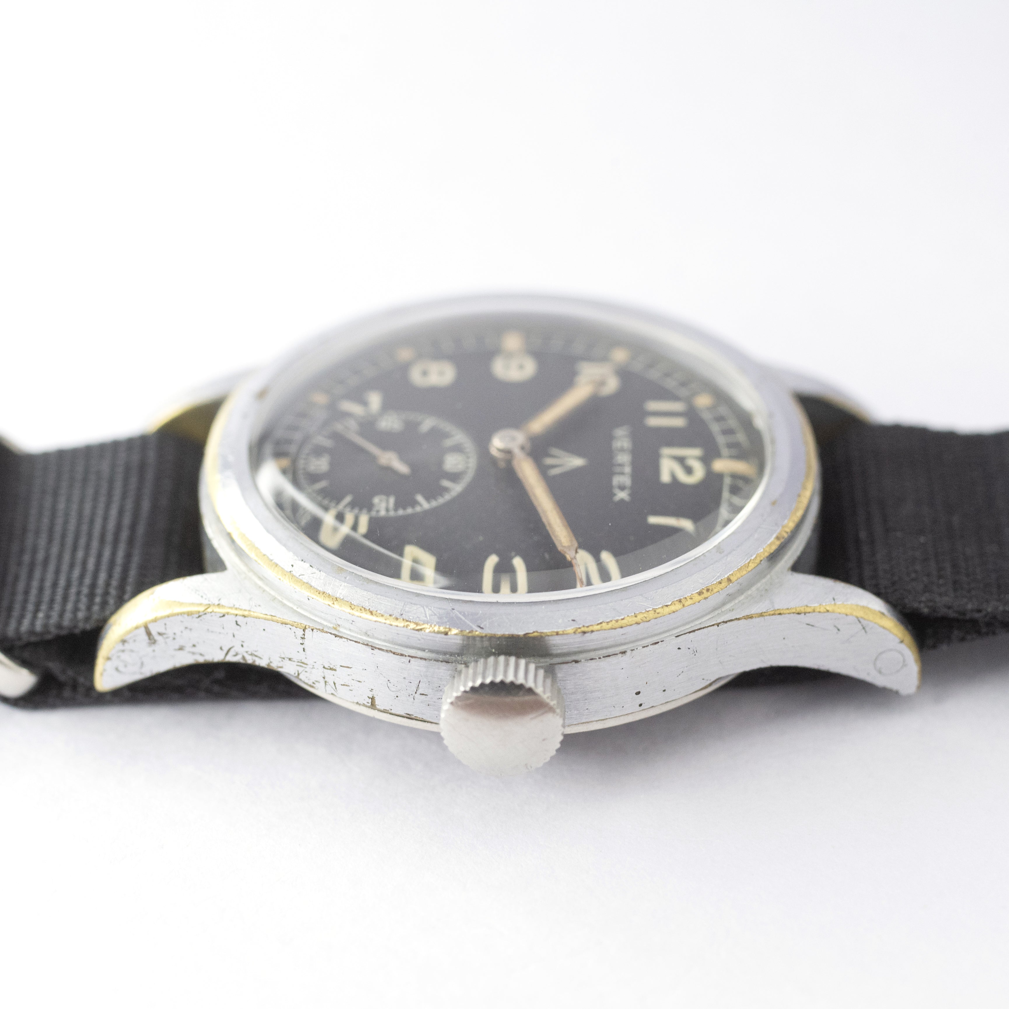 VERTEX イギリス軍用時計 ブロードアロー W.W.W.1940年代製 ダーティー 
