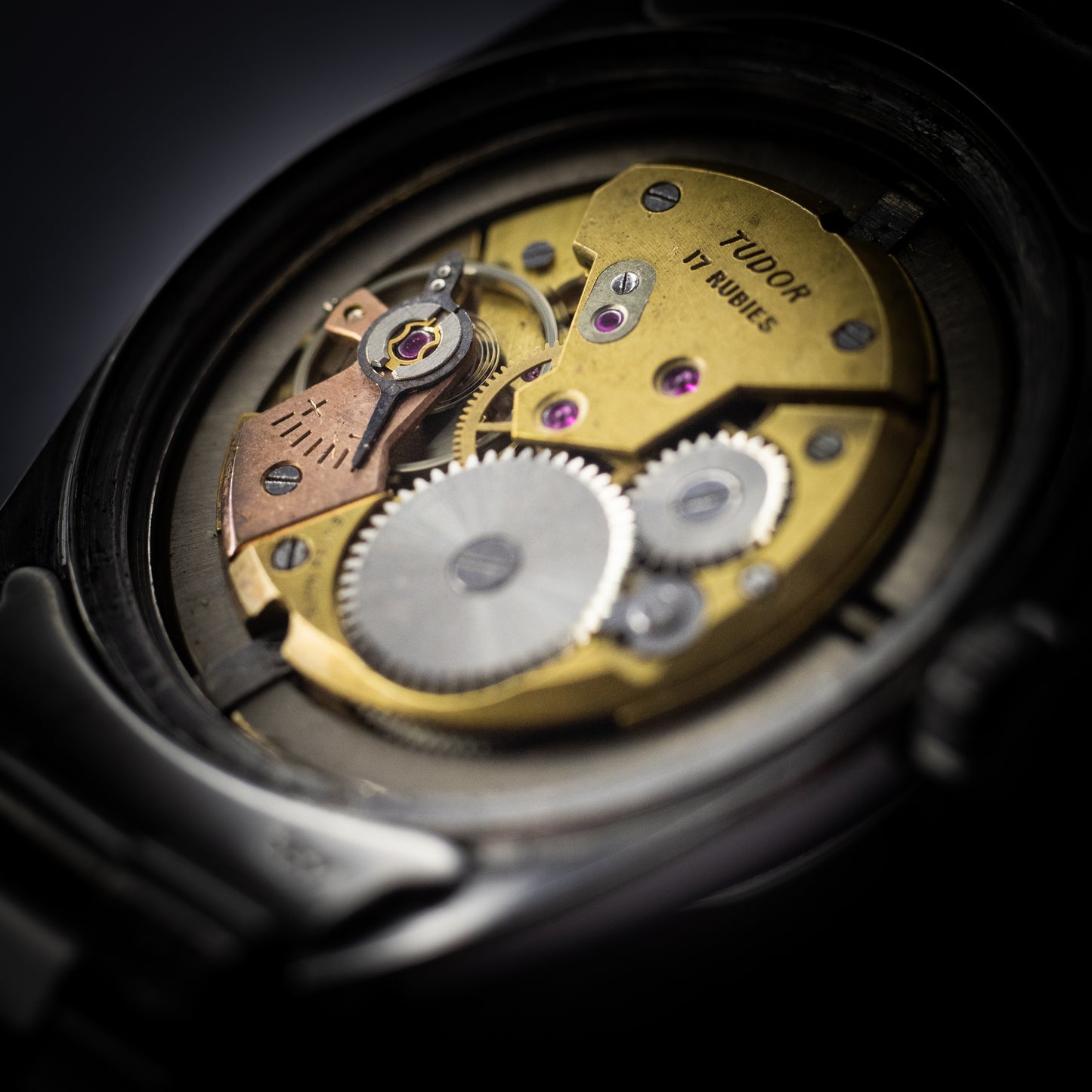 TUDOR オイスター デカ薔薇 1956年製 手巻き アイボリー リダン