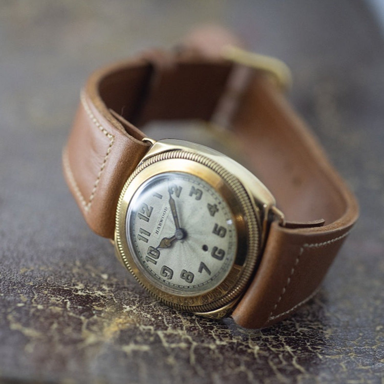 自動巻き★HARWOOD 腕時計 1920年代 アンティーク 自動巻 ジョン・ハーウッド