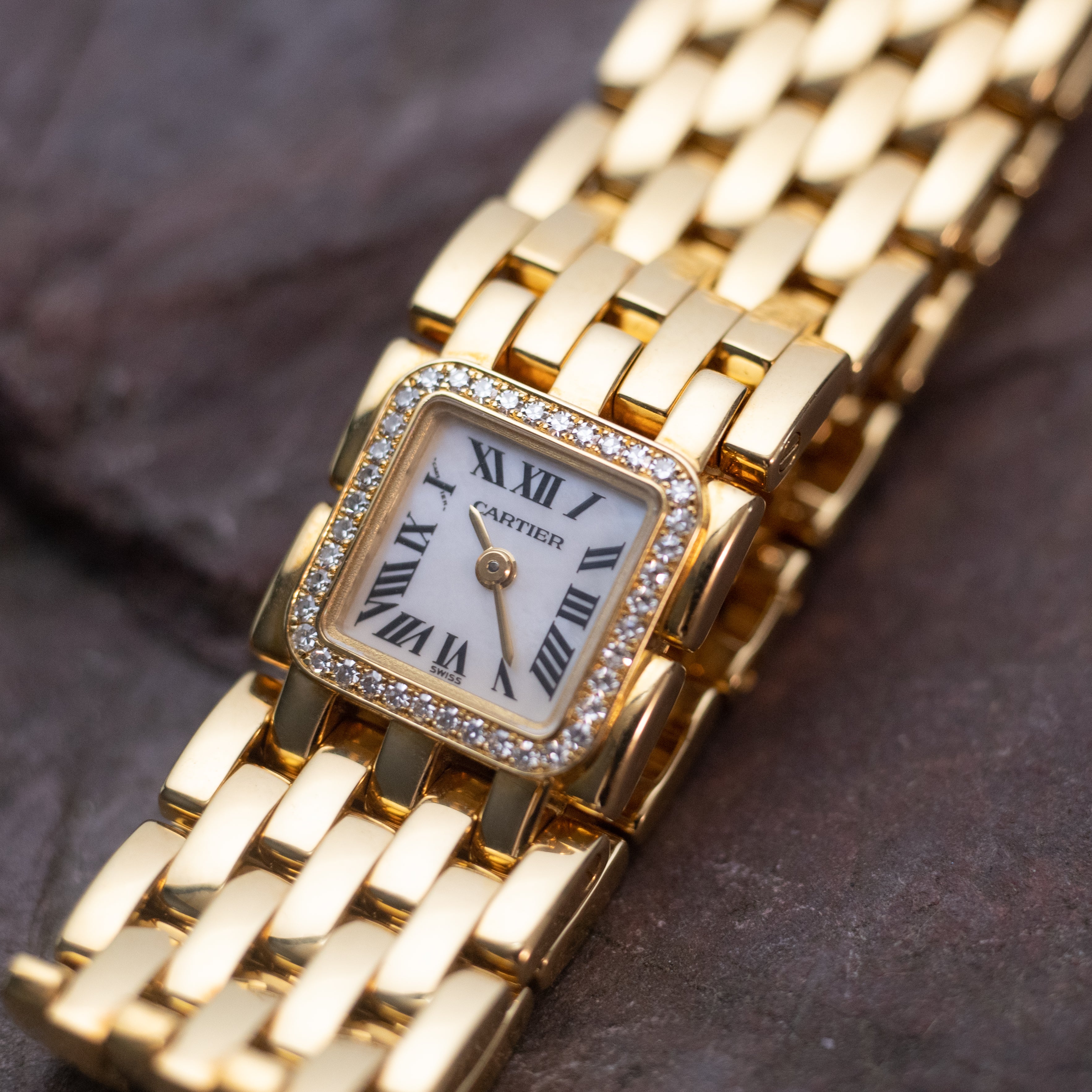 Cartier カルティエ 18K ダイヤモンド 時計 売店 - 時計