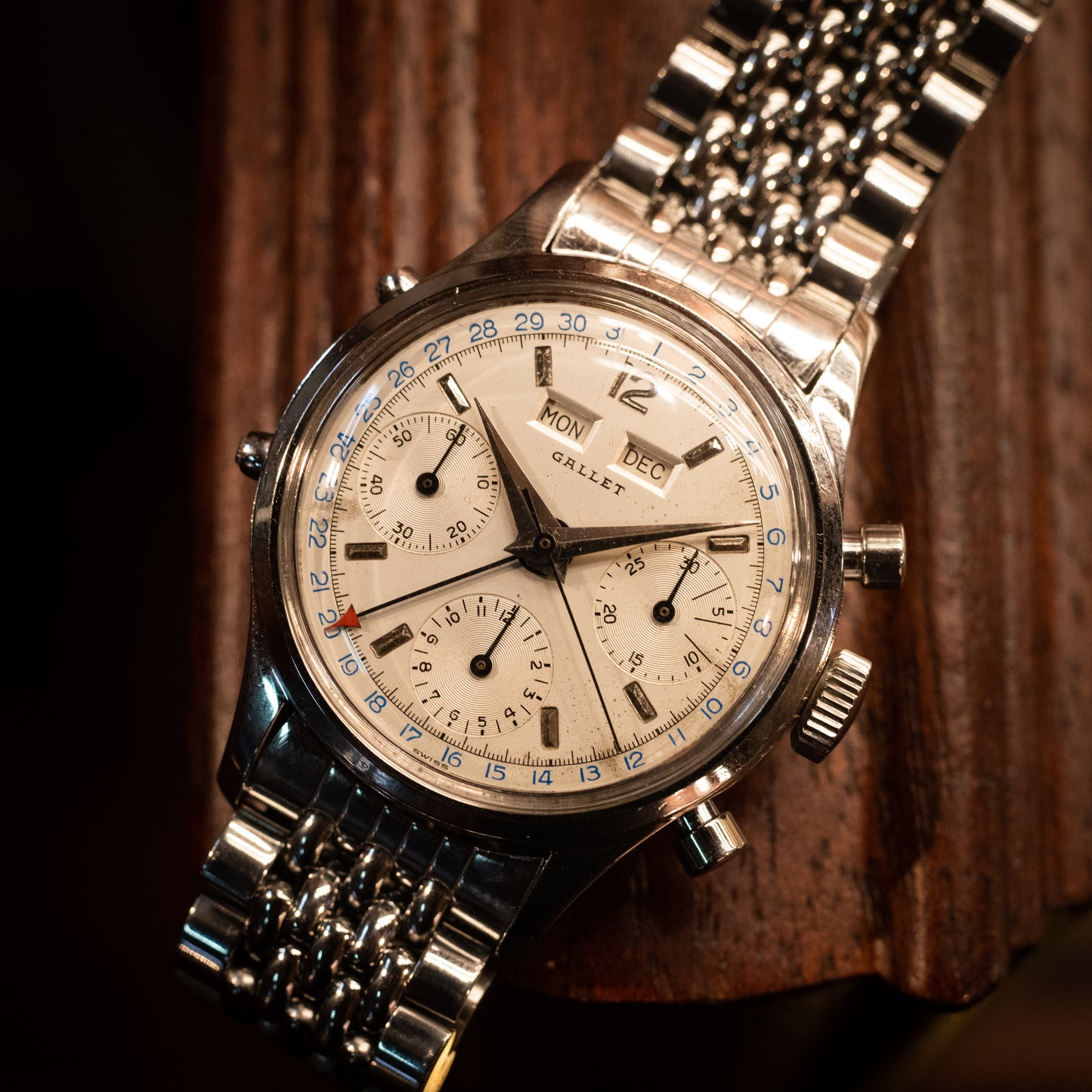 ギャレット トリプルカレンダー クロノグラフ Cal.バルジュー72Ｃ1960年代