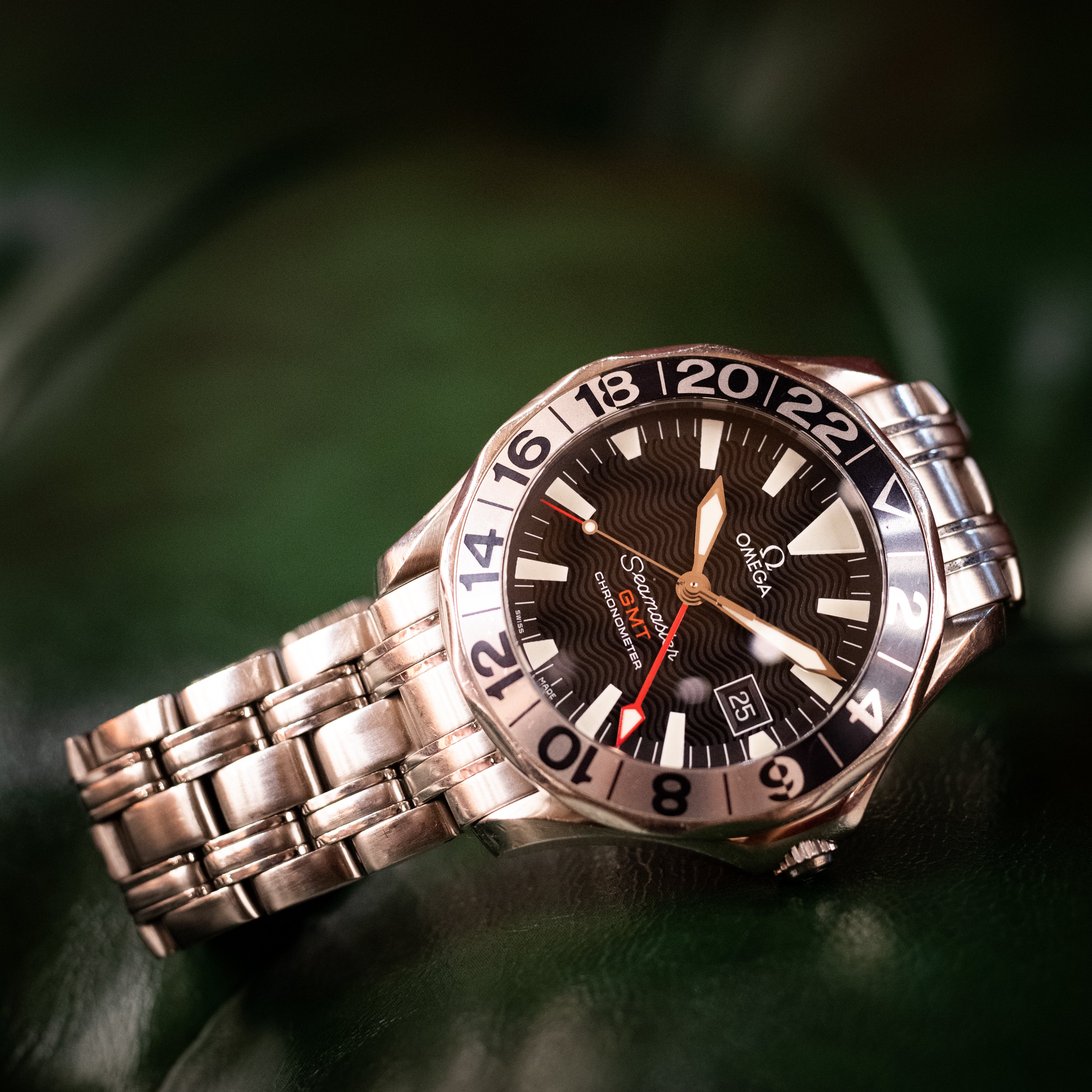 オメガ シーマスター GMT 1999年製 50周年モデル クロノメーター ...