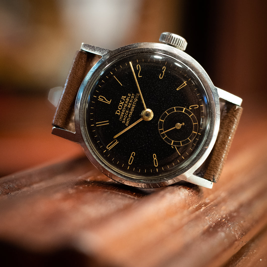 ドクサ ミリタリー 腕時計 1940年代 アンティーク 手巻き メンズ - 時計