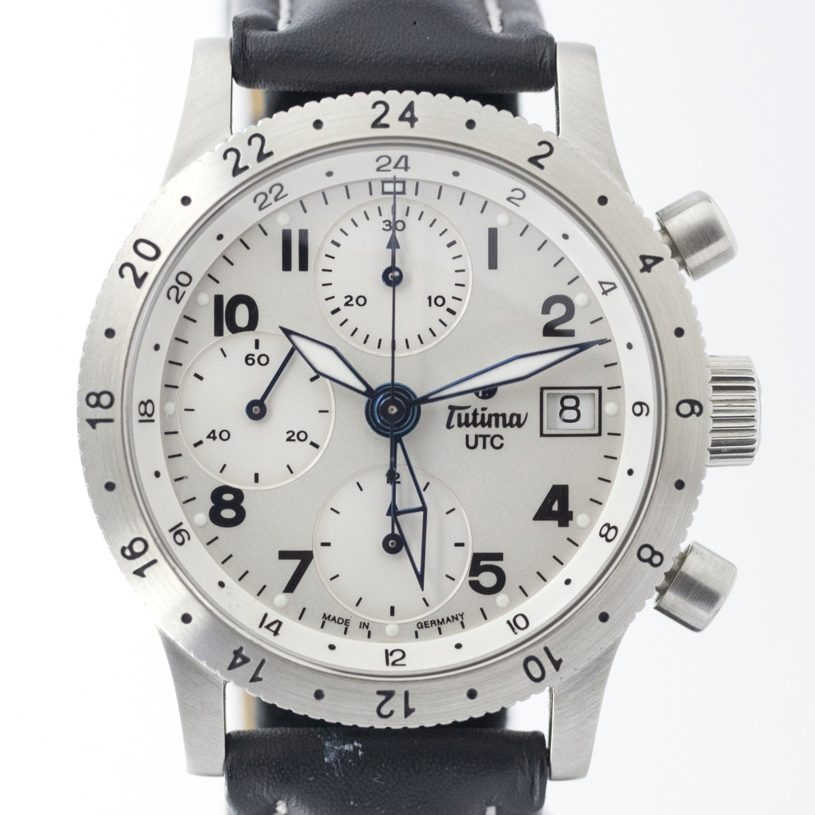 チュチマ TUTIMA クロノグラフ バルジュー 自動巻き金属ベルト チュチマ TUTIMA クロノグラフ バルジュー 自動巻き金属ベルト