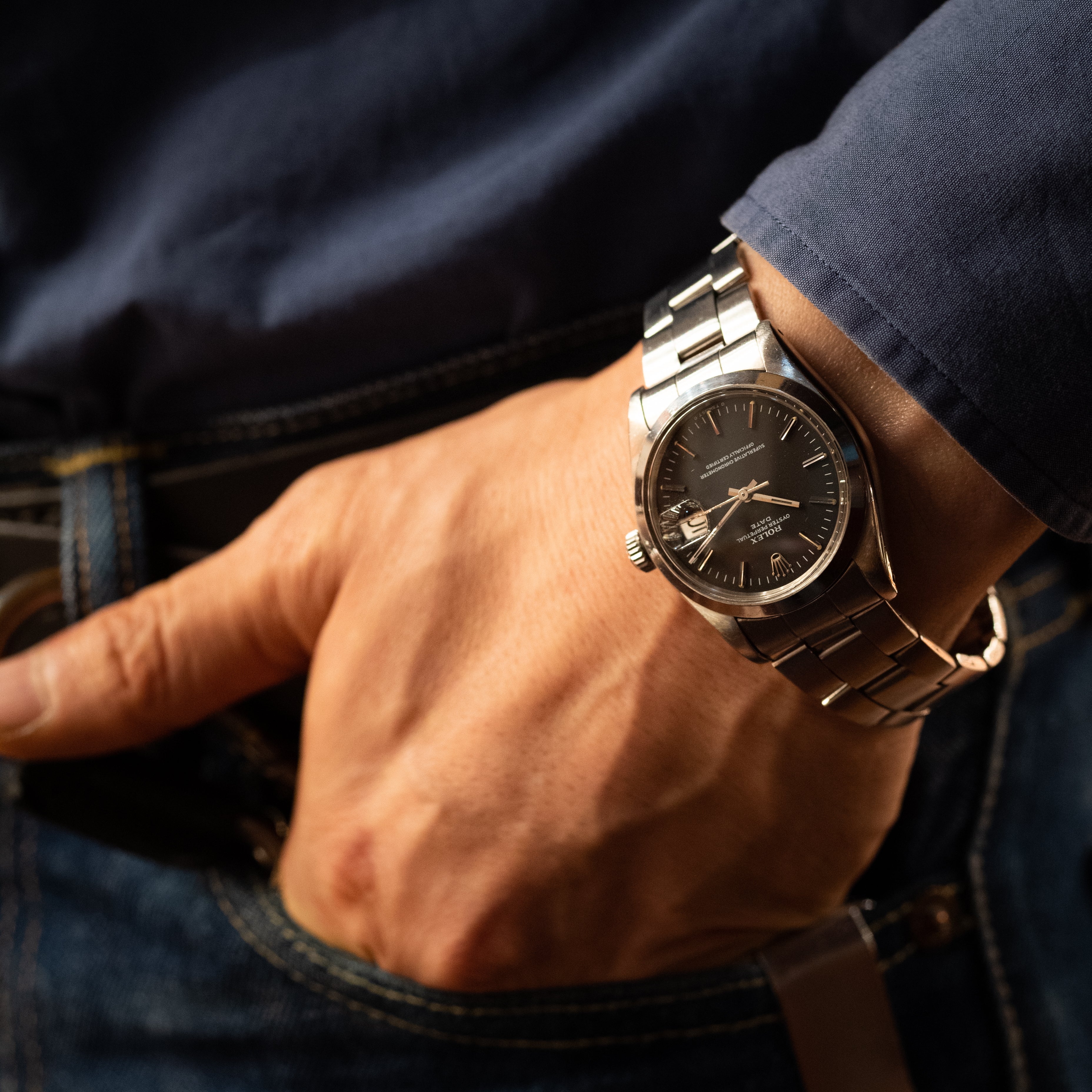 ロレックス 1978年製 Ref.1500 ブラックシグマダイヤル