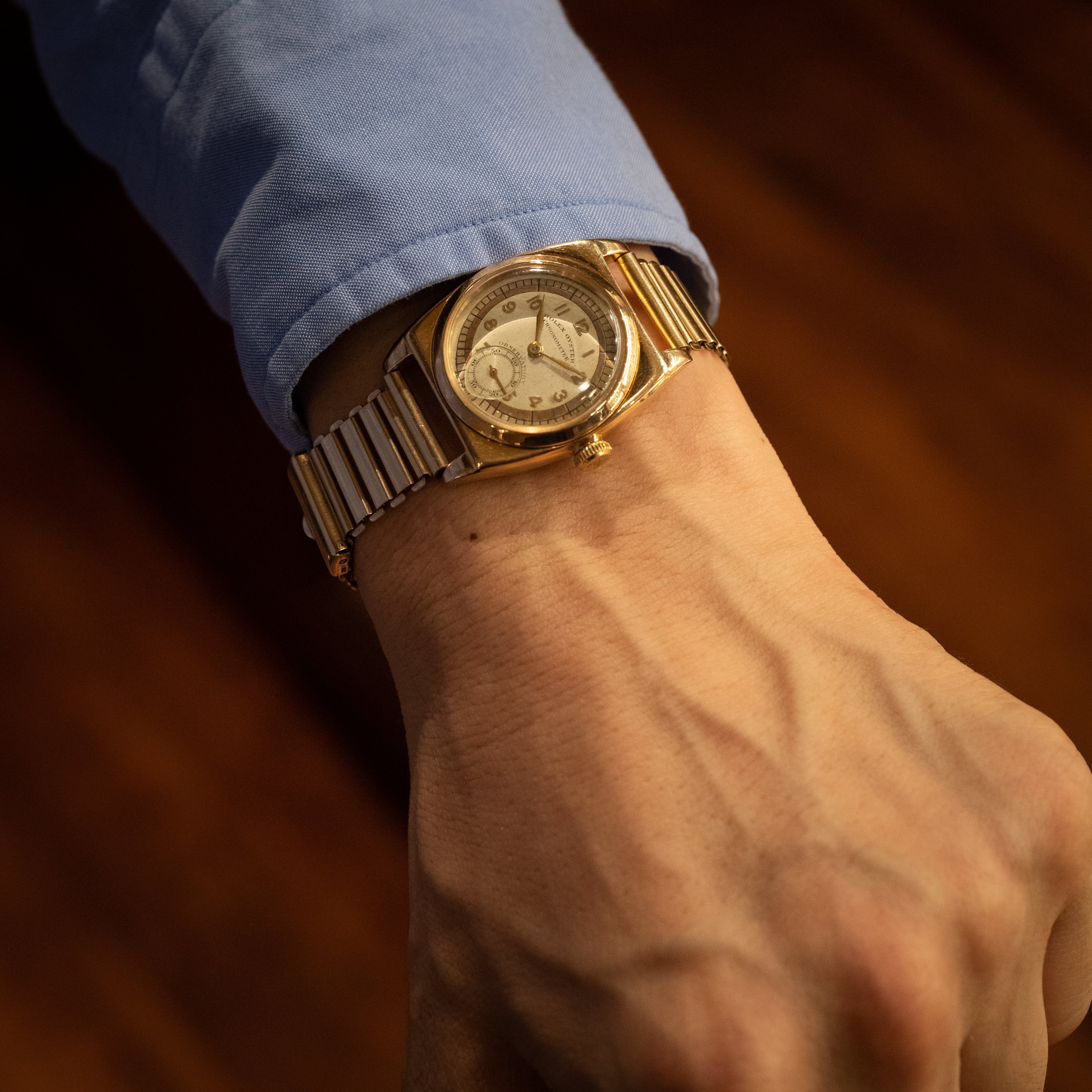 ROLEX VICEROY 14KYG Ref.3116 1934年製 CHRONOMETER BONKLIP