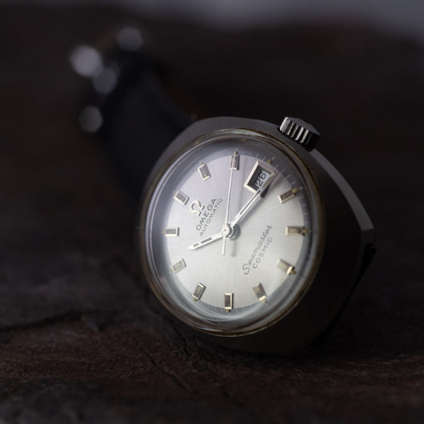 日差抜群OH済み omega Seamaster cosmic 566018 Yahoo!オークション - 日差抜群OH済み 風防新品交換済み omega