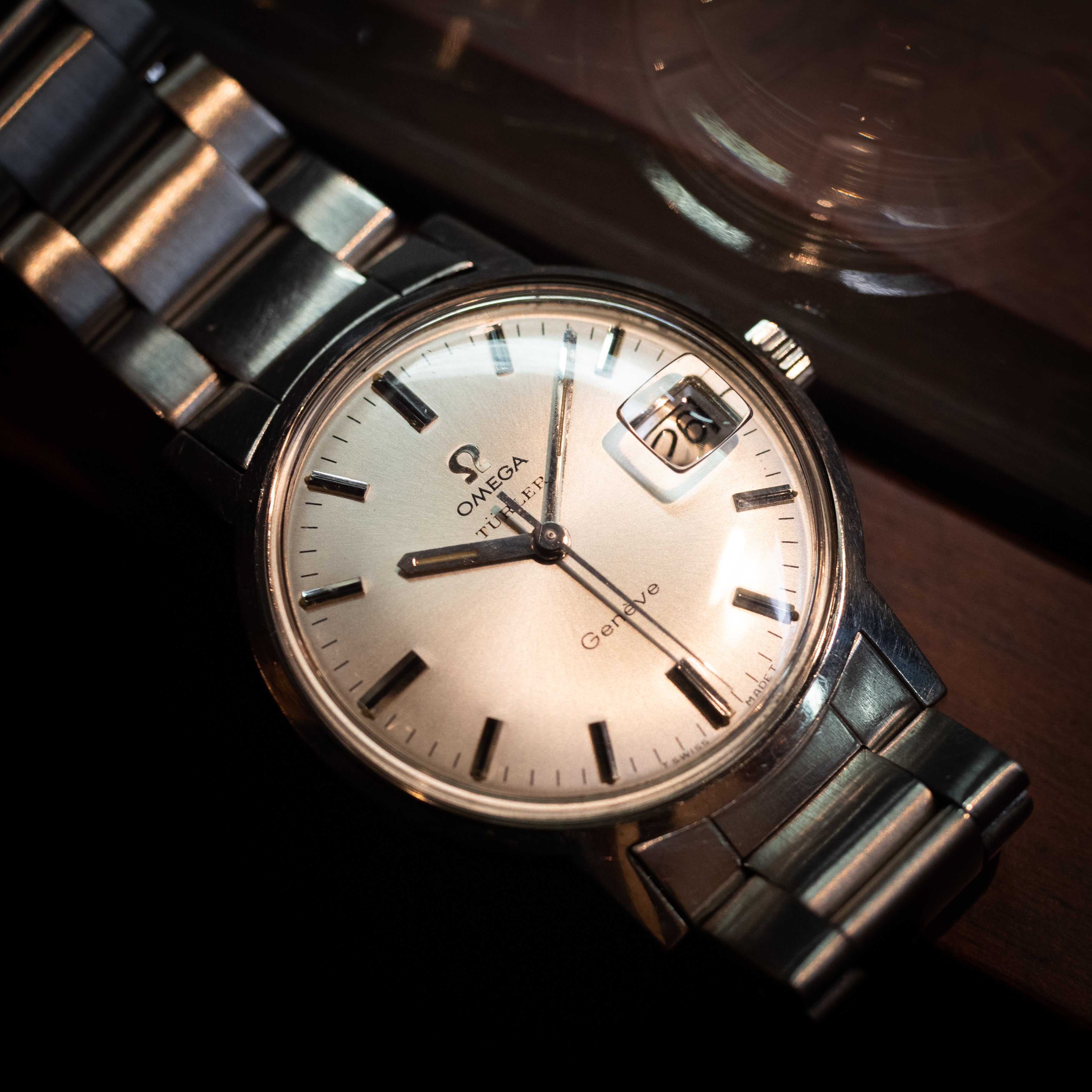 オメガ ジュネーブ メンズ 1969年製 好調 実用可 手巻き 17石時計