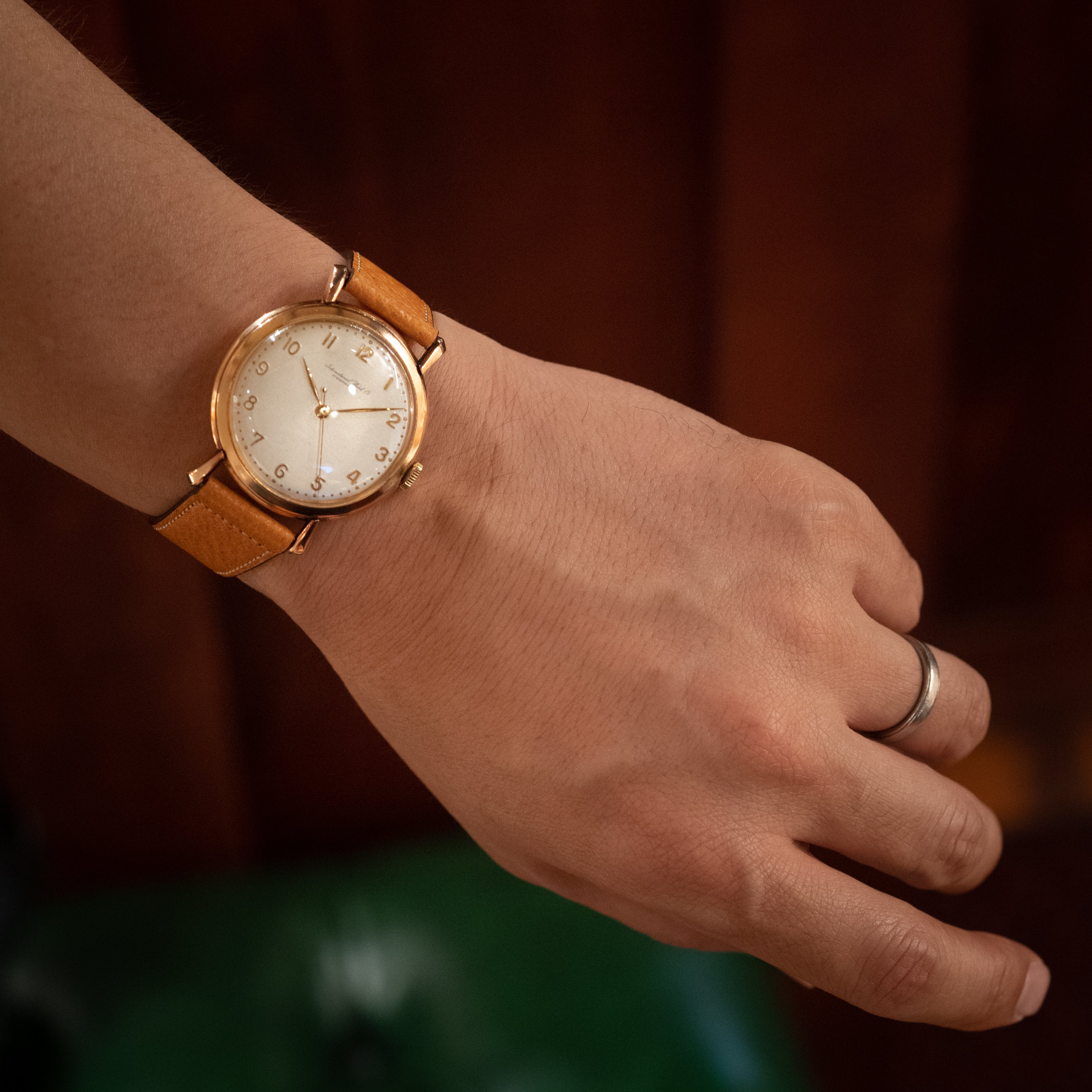 IWC18金無垢 Cal.89 全アラビアダイヤル 1950年製 IWC18金無垢 Cal.89 全アラビアダイヤル 1950年製