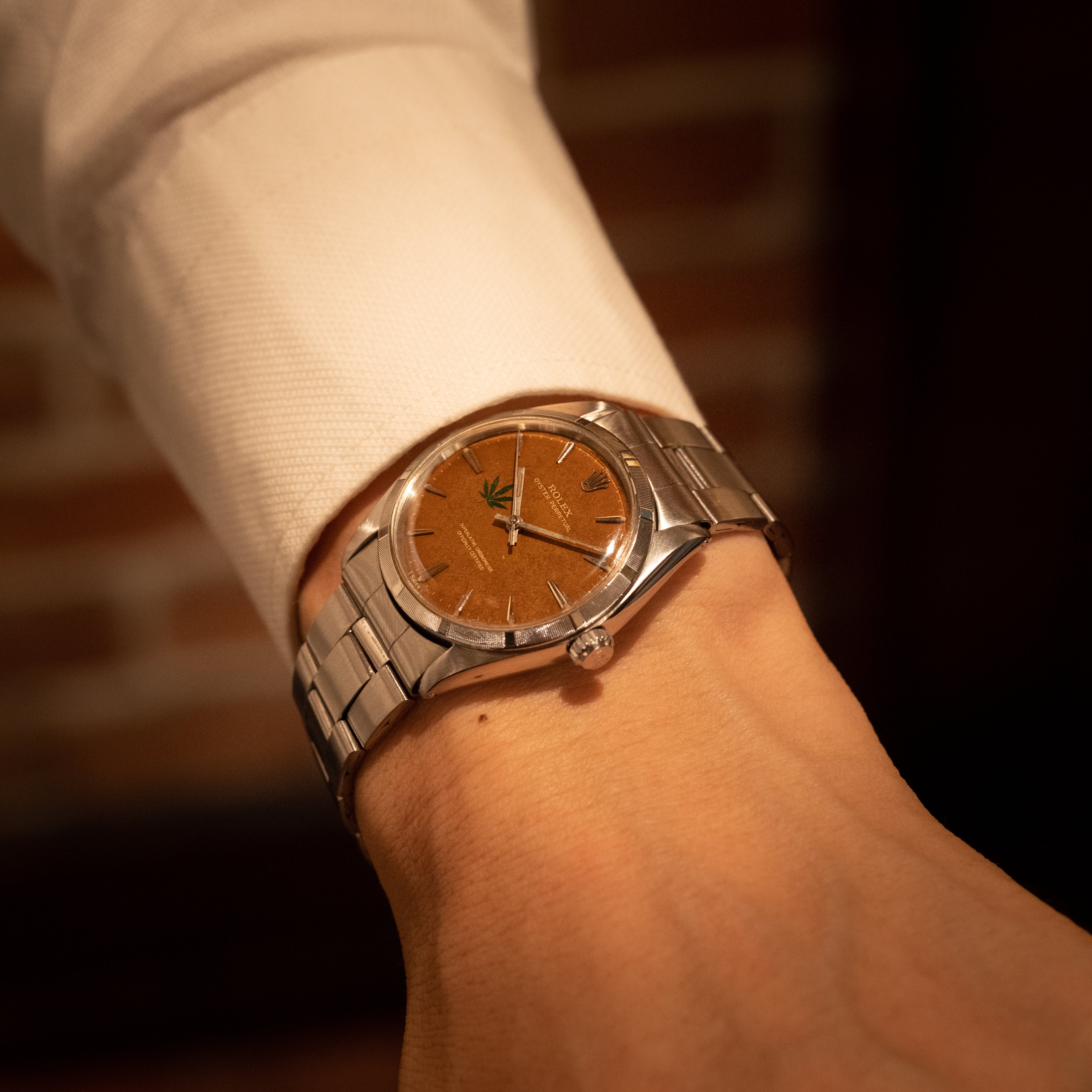 ROLEX 1965年製 Ref.1003トロピカルダイヤル エンジンターンドベゼル