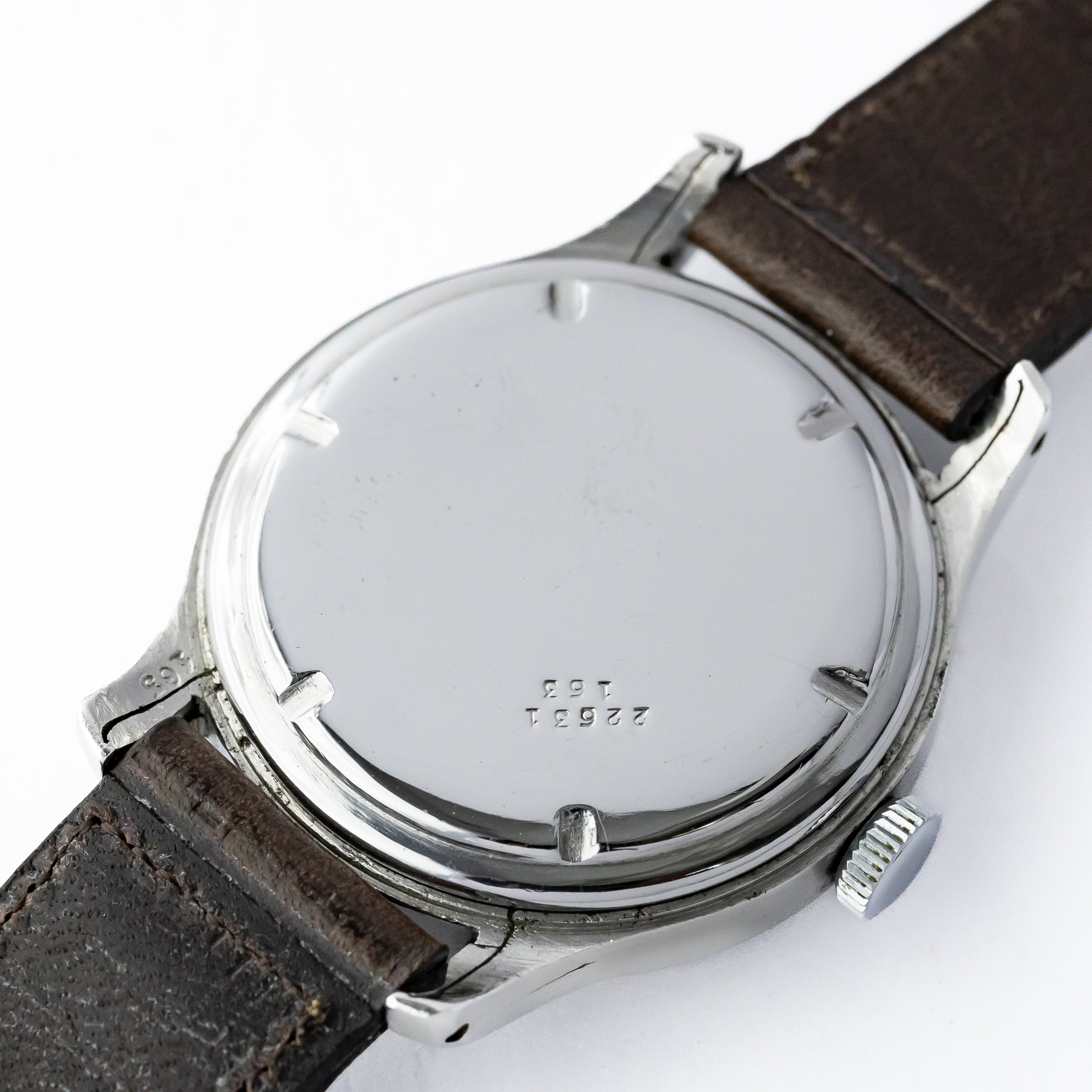 ロンジン セイタケ ステップベゼル 35mmケース 1940年代 ロンジン セイタケ ステップベゼル 35mmケース 1940年代