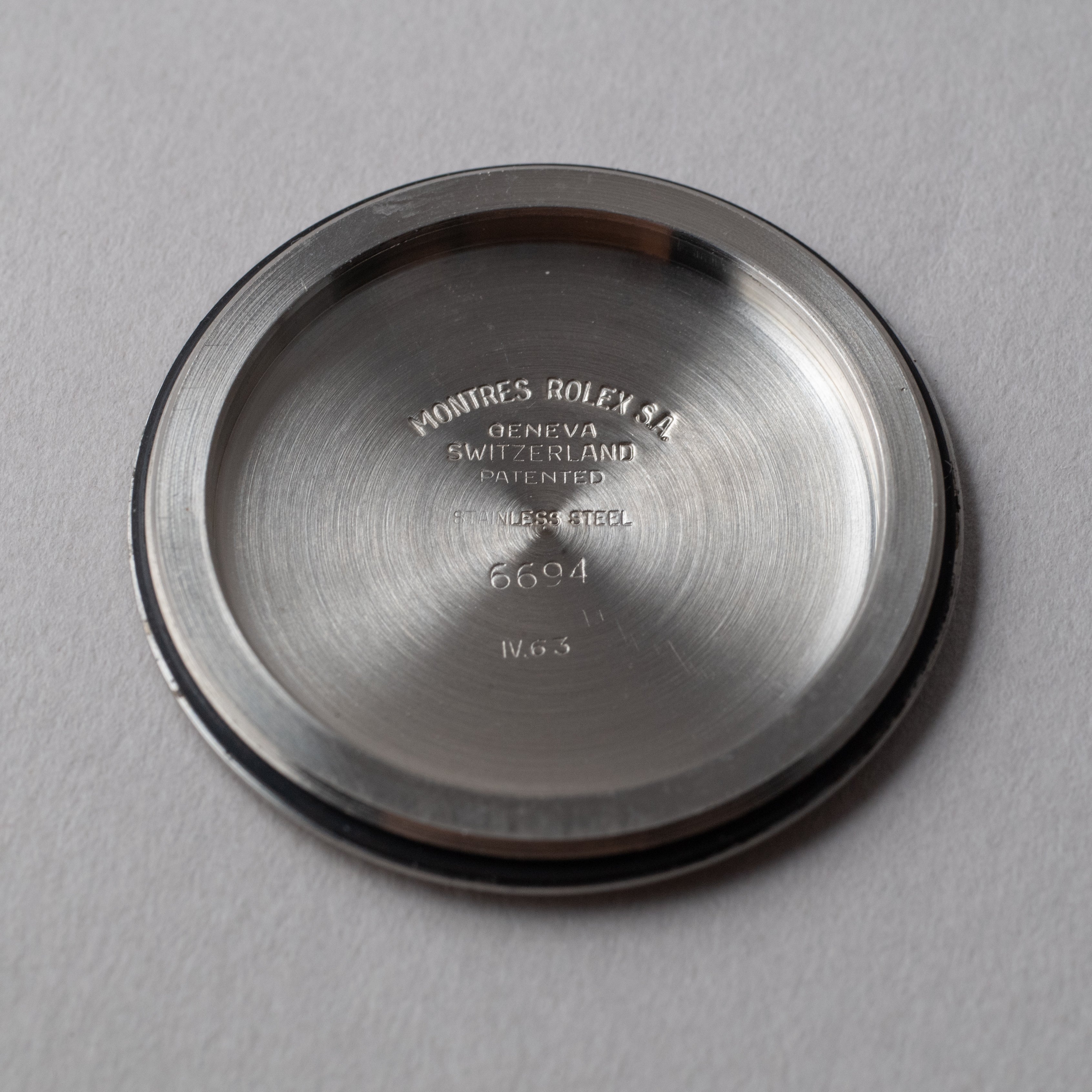 ロレックスオイスターデイト Ref.6694 剣針 1963年製