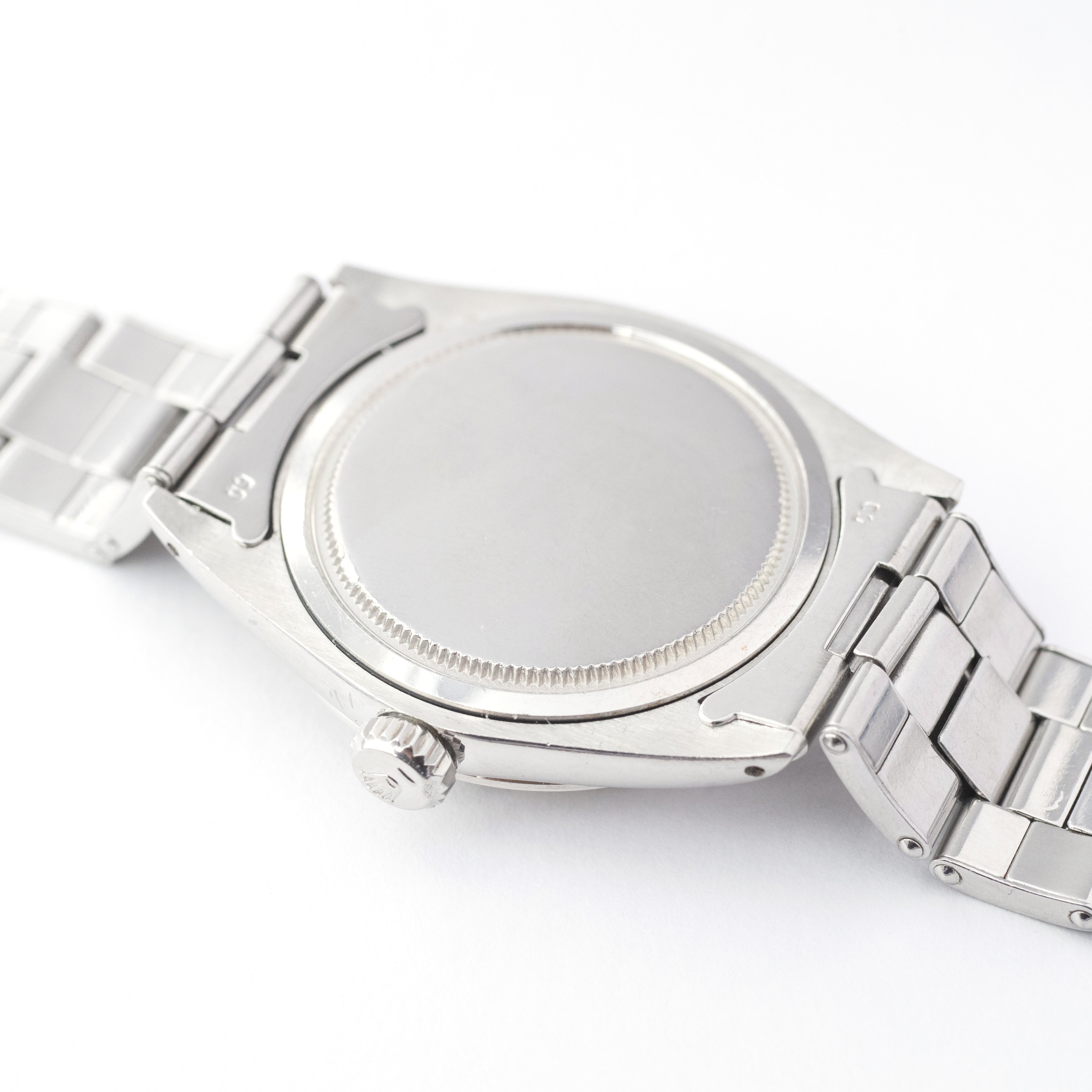 ロレックス オイスター 1966年製 エンジンターンドベゼル Ref.6427 リベットブレス