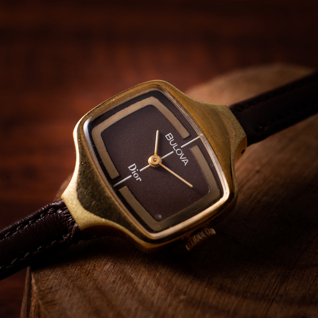 70s Christian Dior ×BULOVA 手巻き 腕時計 - 腕時計(アナログ)