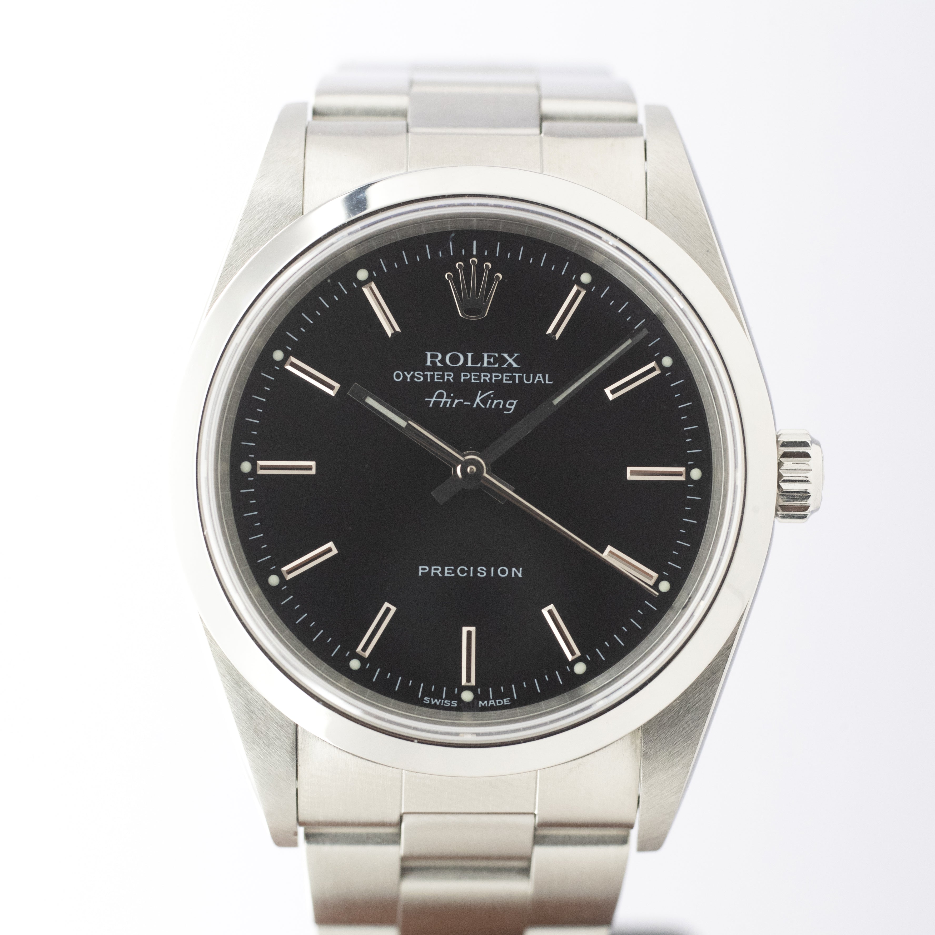ロレックス エアキング 2002年製 Ref.14000 ブラックダイヤル