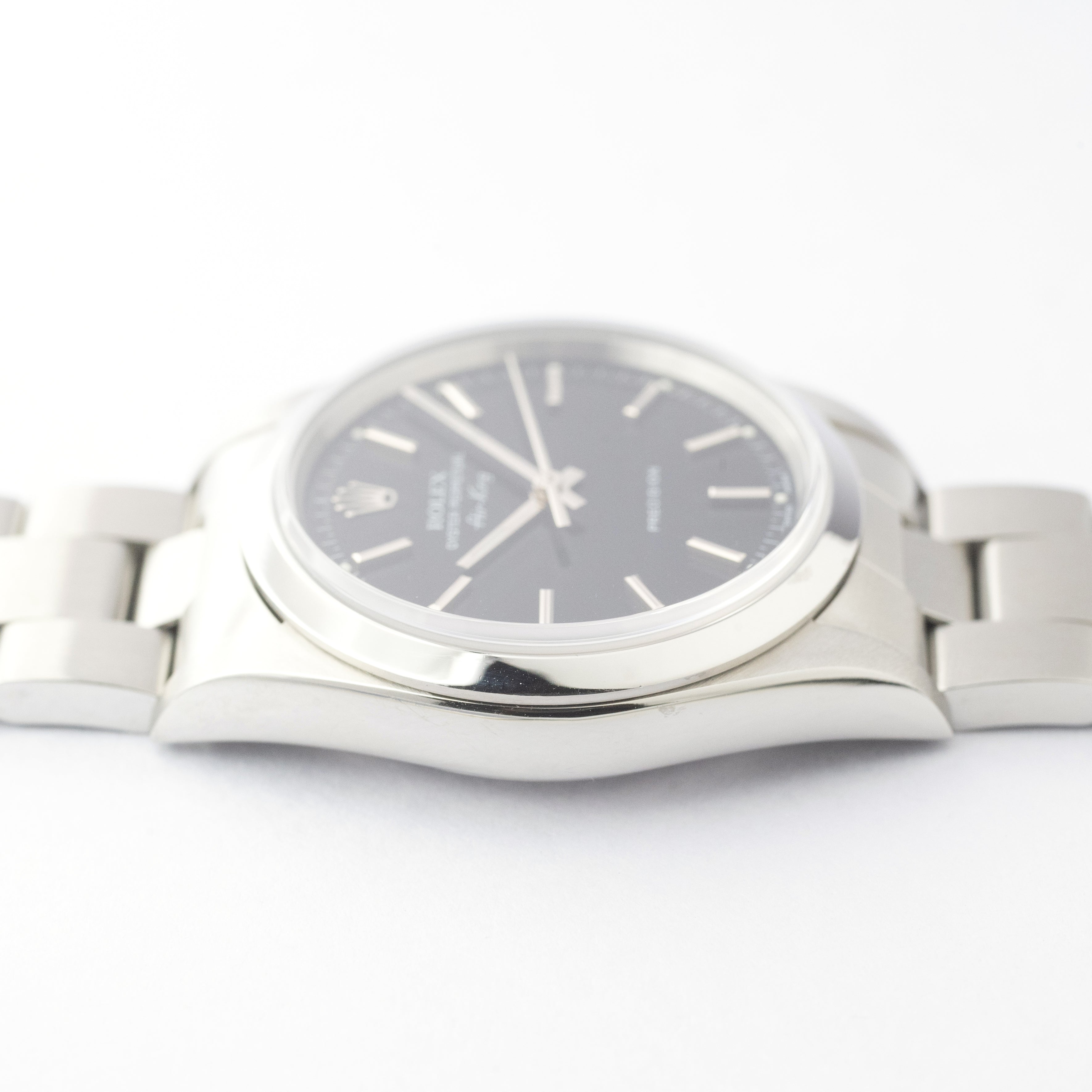 ロレックス エアキング 2002年製 Ref.14000 ブラックダイヤル