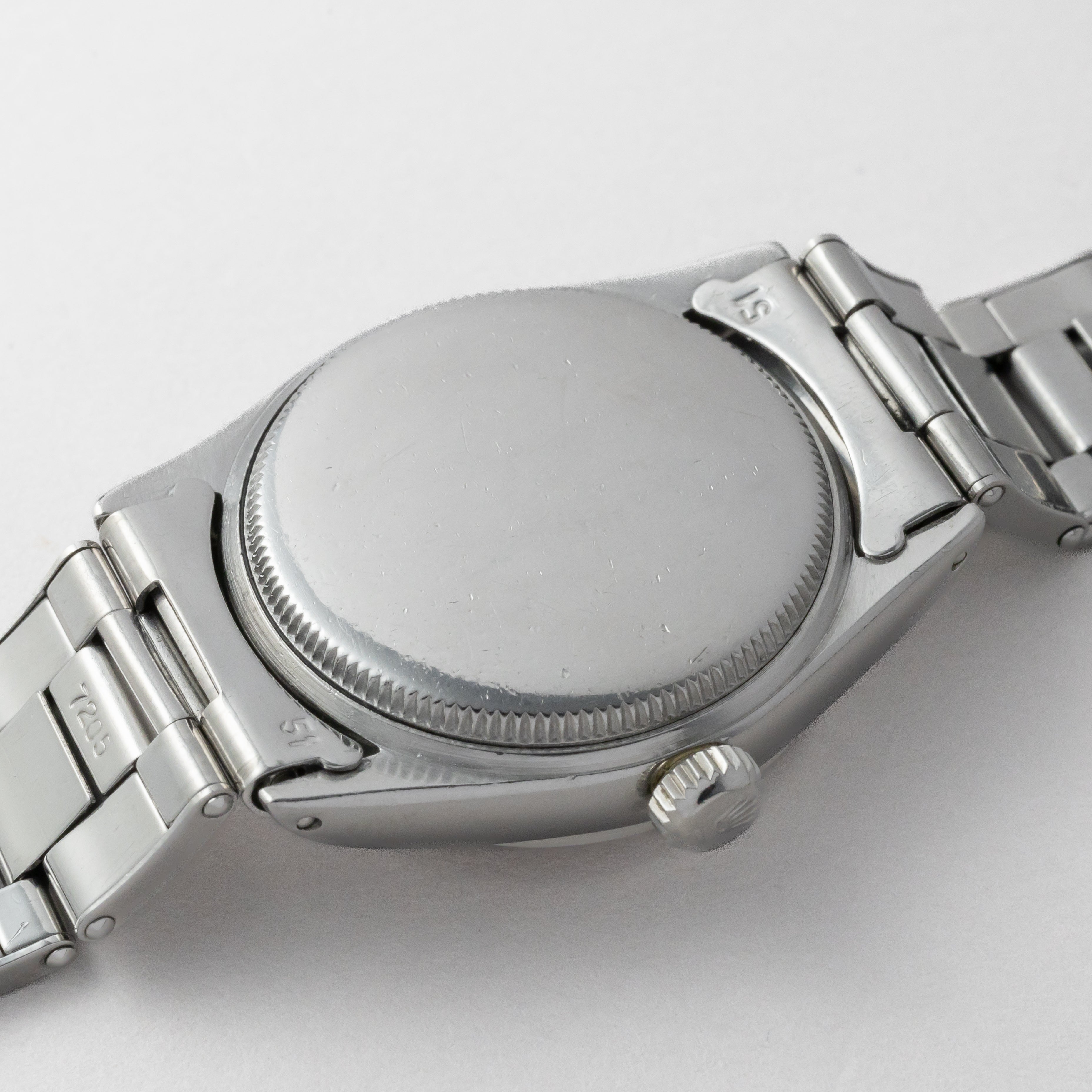 ロレックス オイスターデイト 1953年製 Ref. 6266 ギョウシェダイヤル リベットブレス