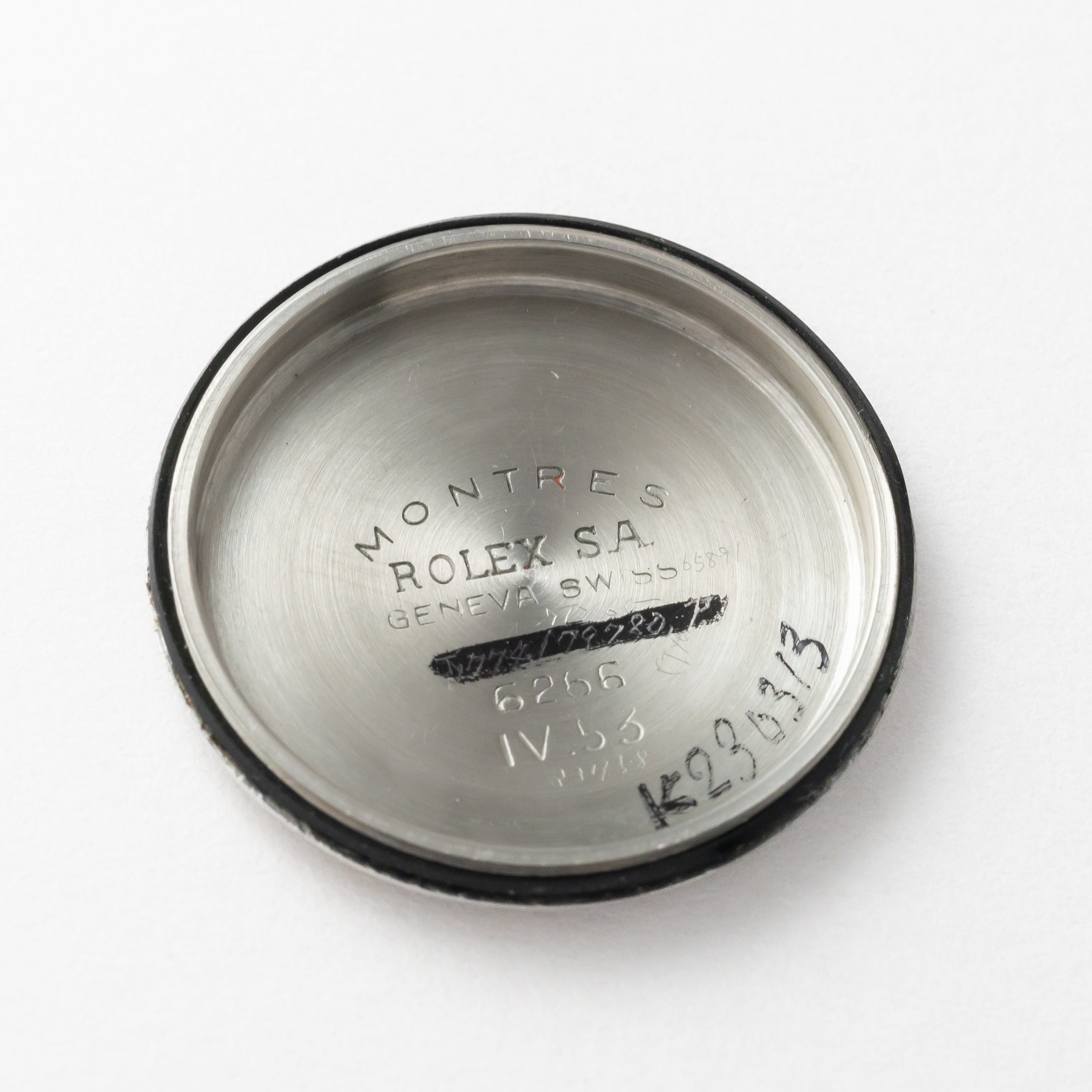 ロレックス オイスターデイト 1953年製 Ref. 6266 ギョウシェダイヤル リベットブレス