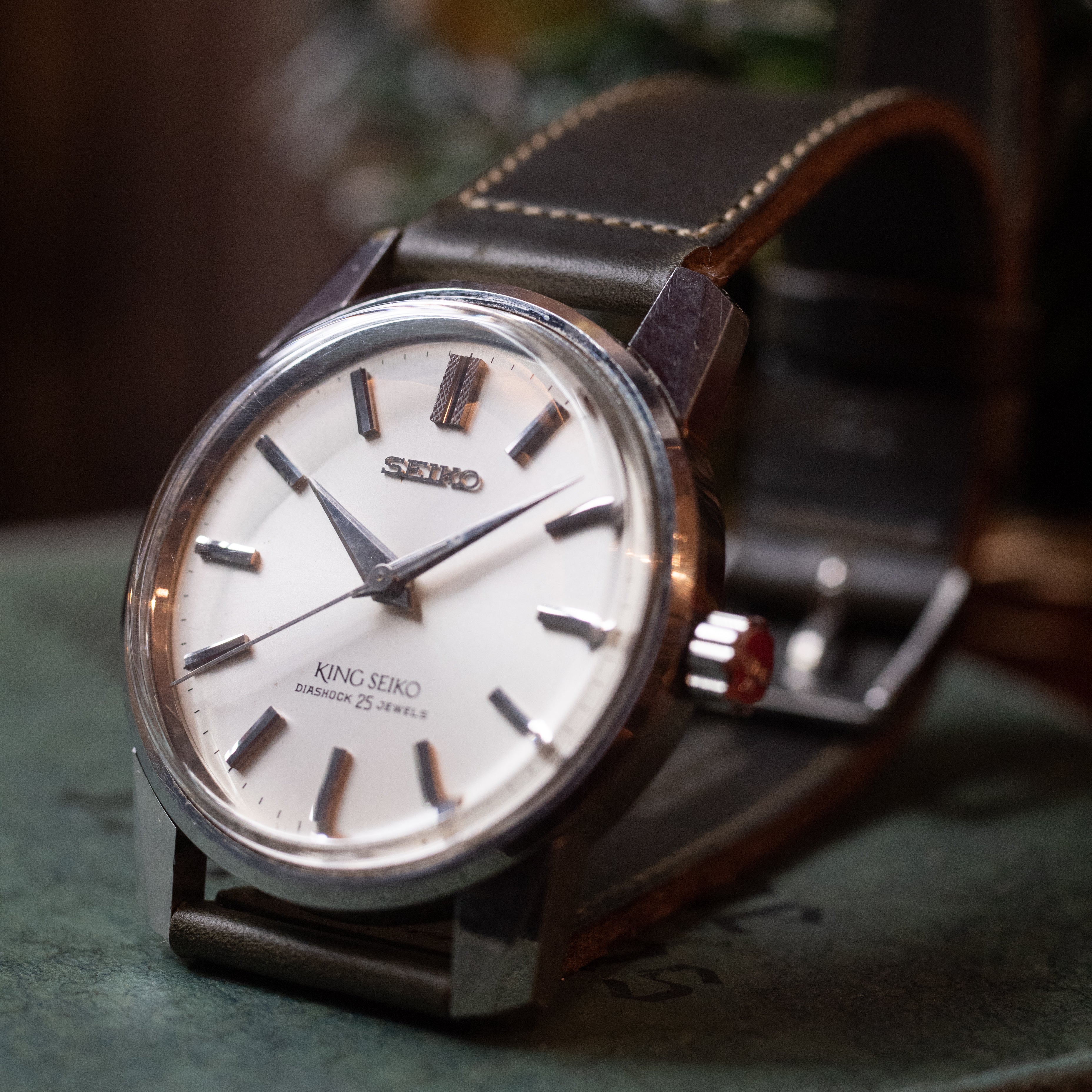 1966年製 キングセイコー 手巻き 25石 44-9990 盾メダリオン - 腕時計 ...