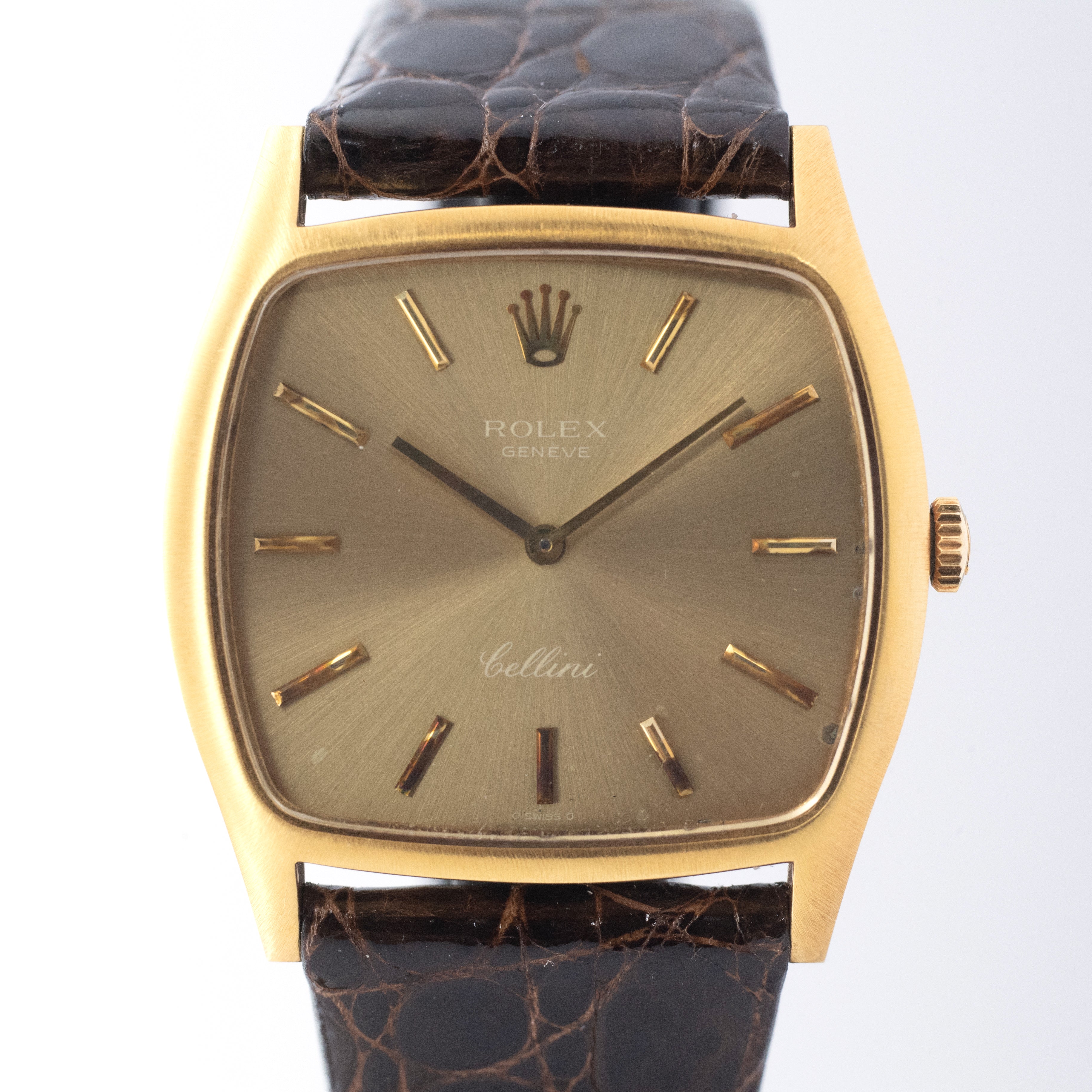 ロレックス チェリーニ 1973年製 18KYG Ref.3805 ギャラ付き