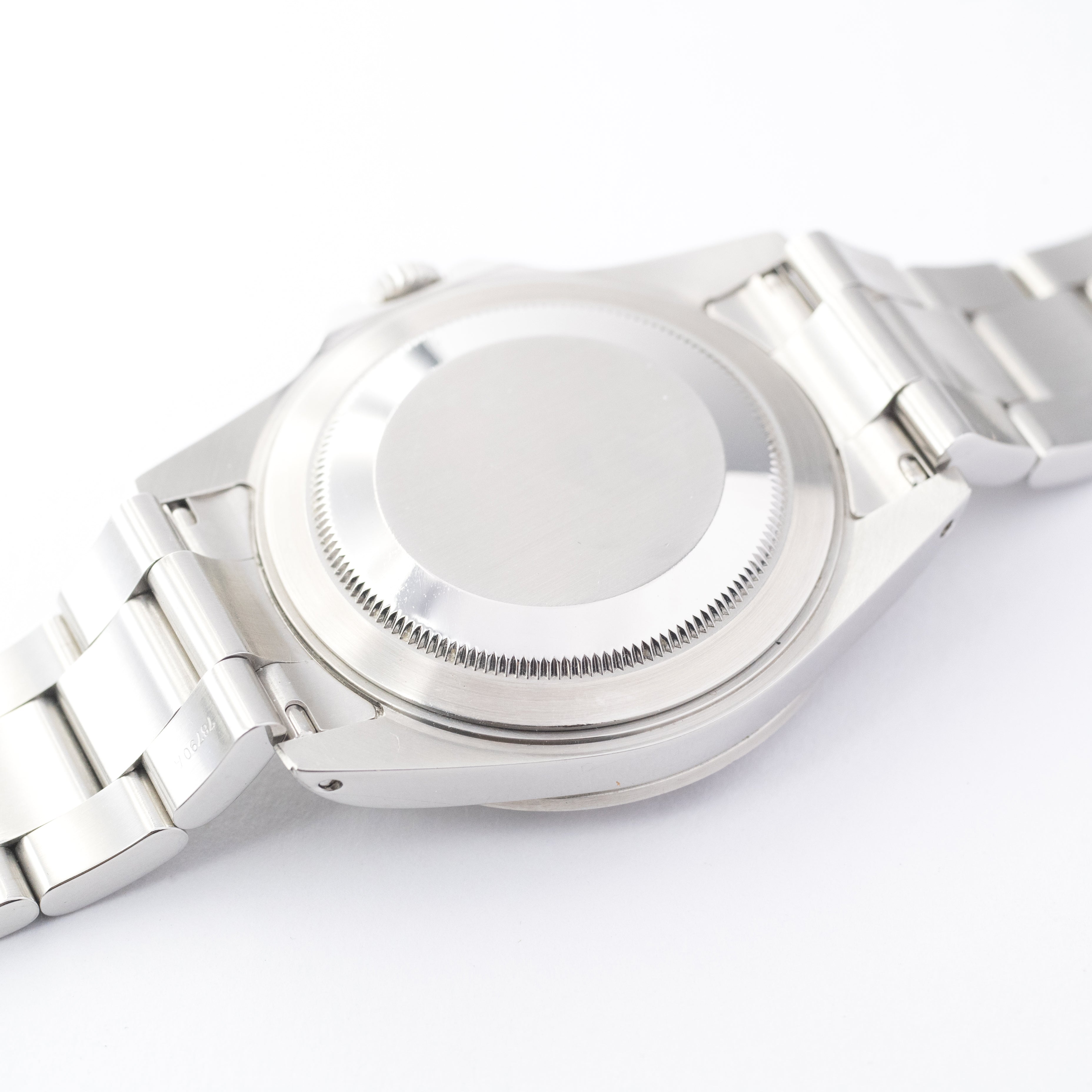 エクスプローラー2REF16570無刻印補修ケースベゼルハイクォリティ品 No.0042 『ベゼル墨入れ』新品仕上げとベゼルインク欠けに対する