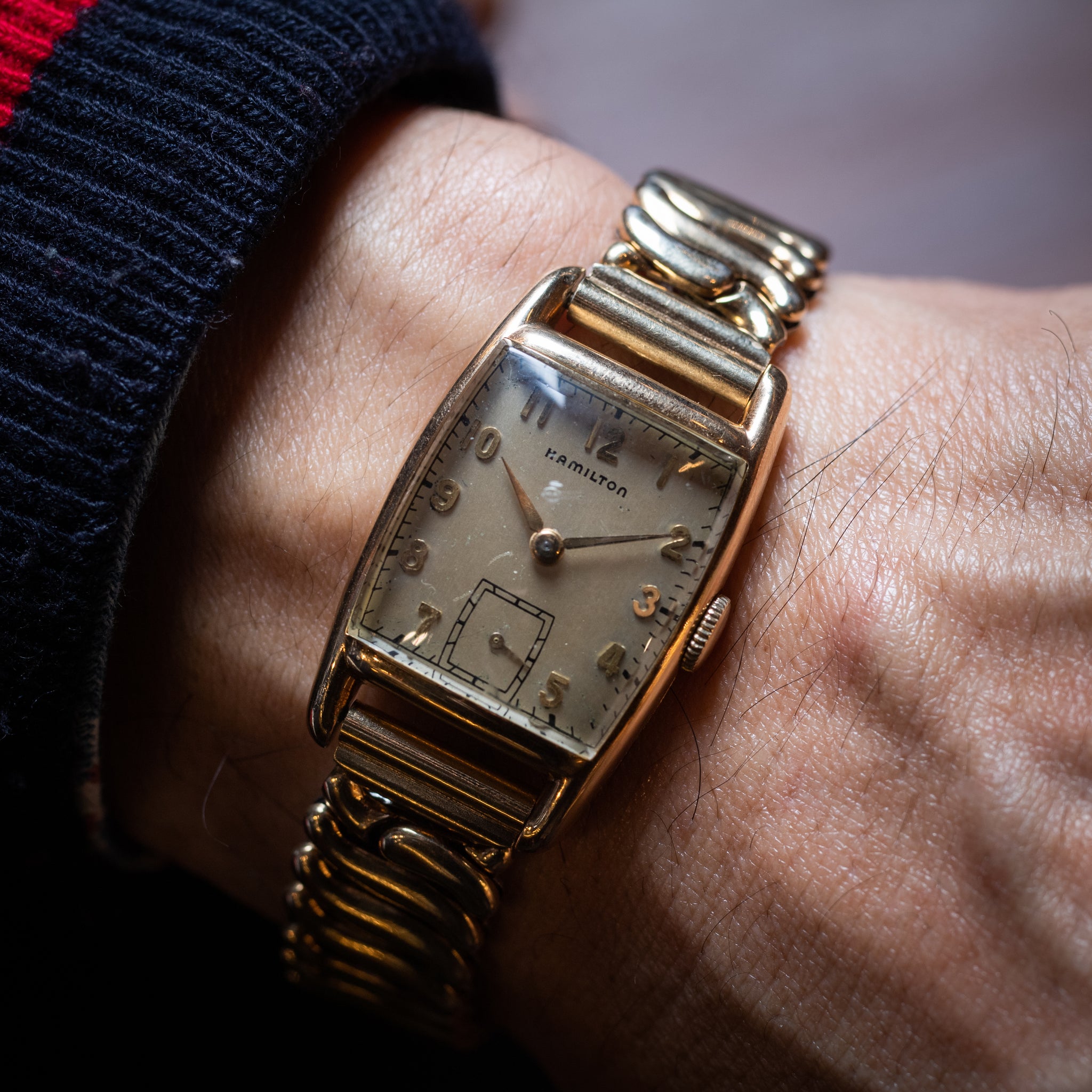 ハミルトンCal.980腕時計10KGF金張り手巻きメンズ/レディース40年代サトお得情報はプロフみてね時計