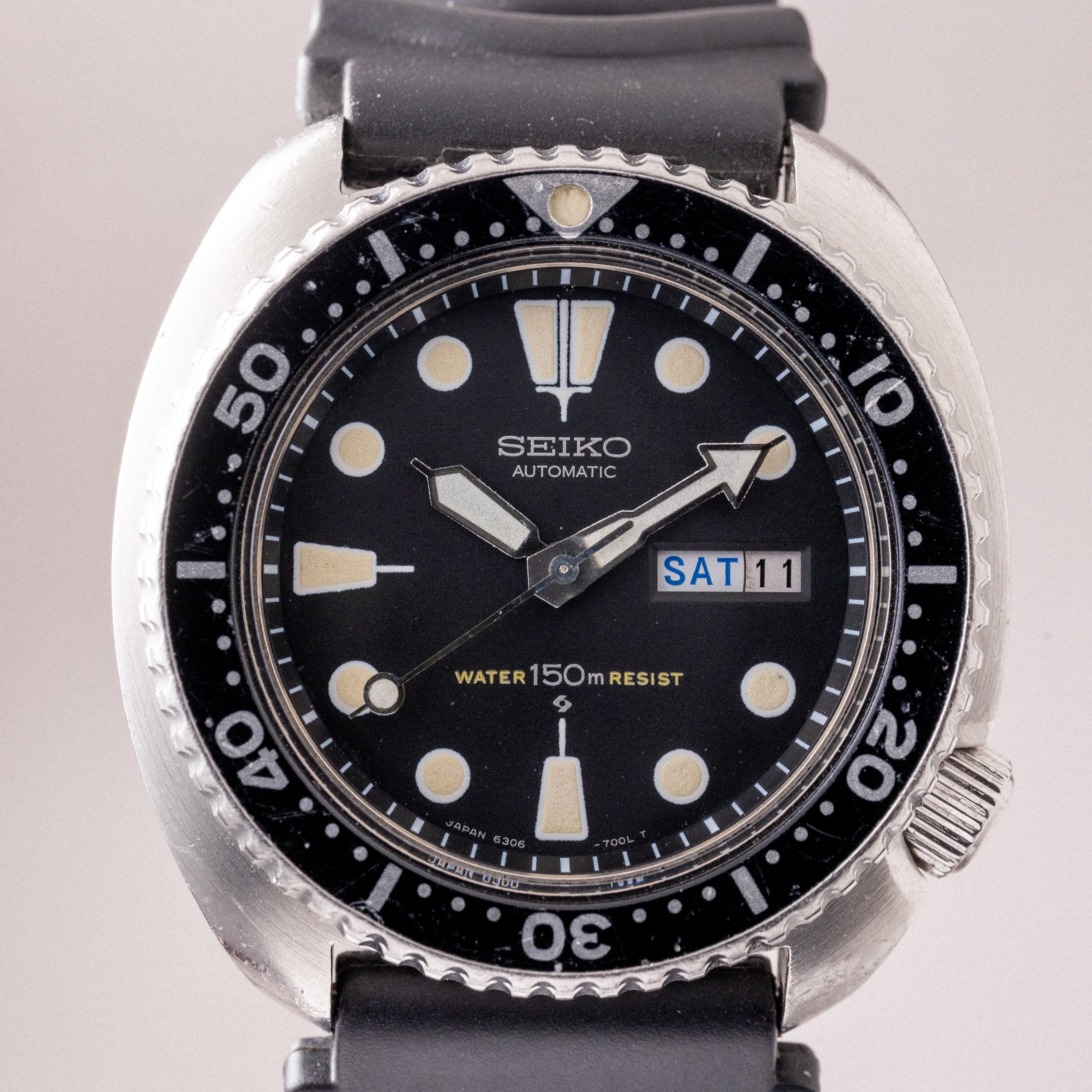 セイコー 150mダイバー 1977年製 サードダイバー 国内仕様 Ref.6306-7001