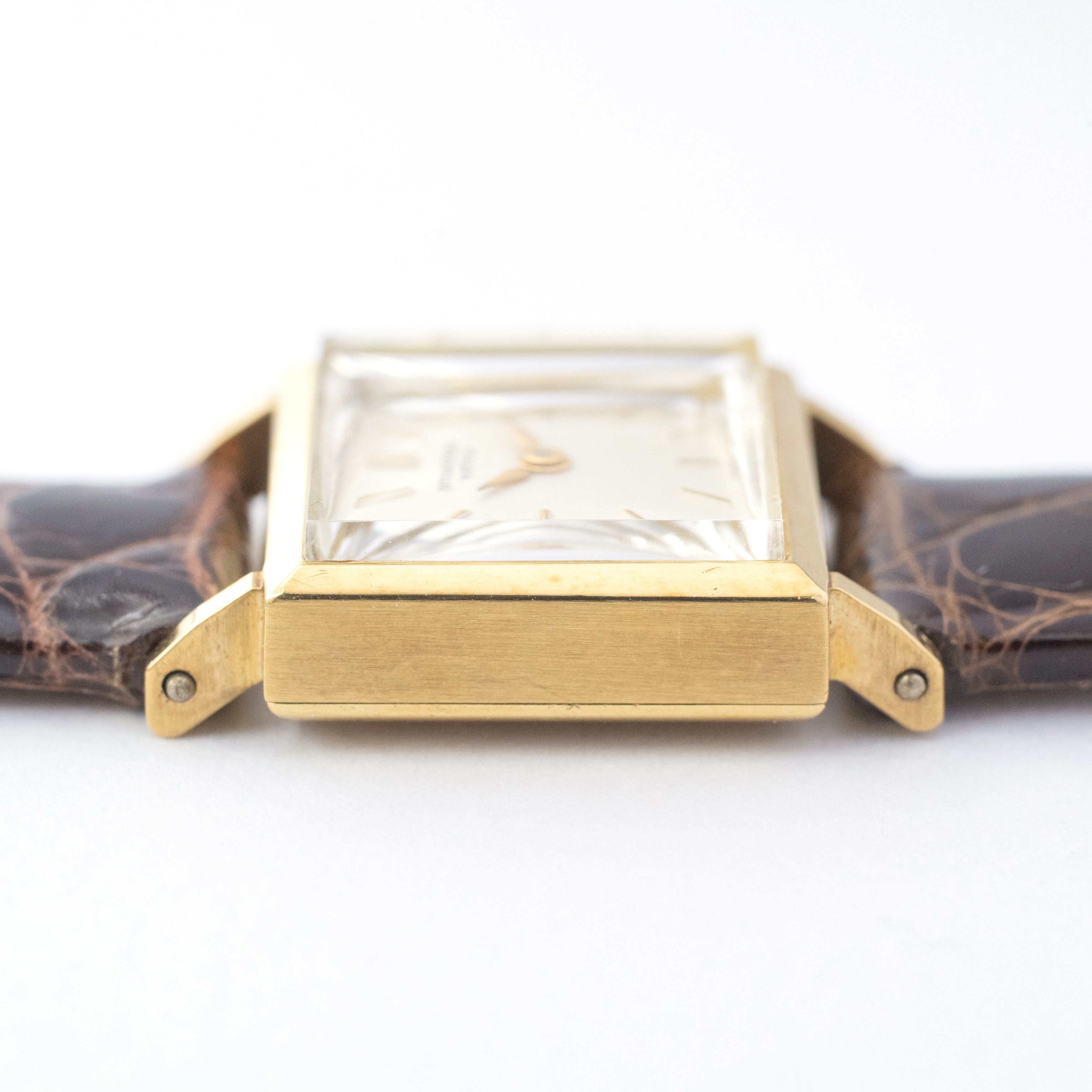 IWC レディース 角型 18金無垢 スピアーハンド 1960年製 オールドインター