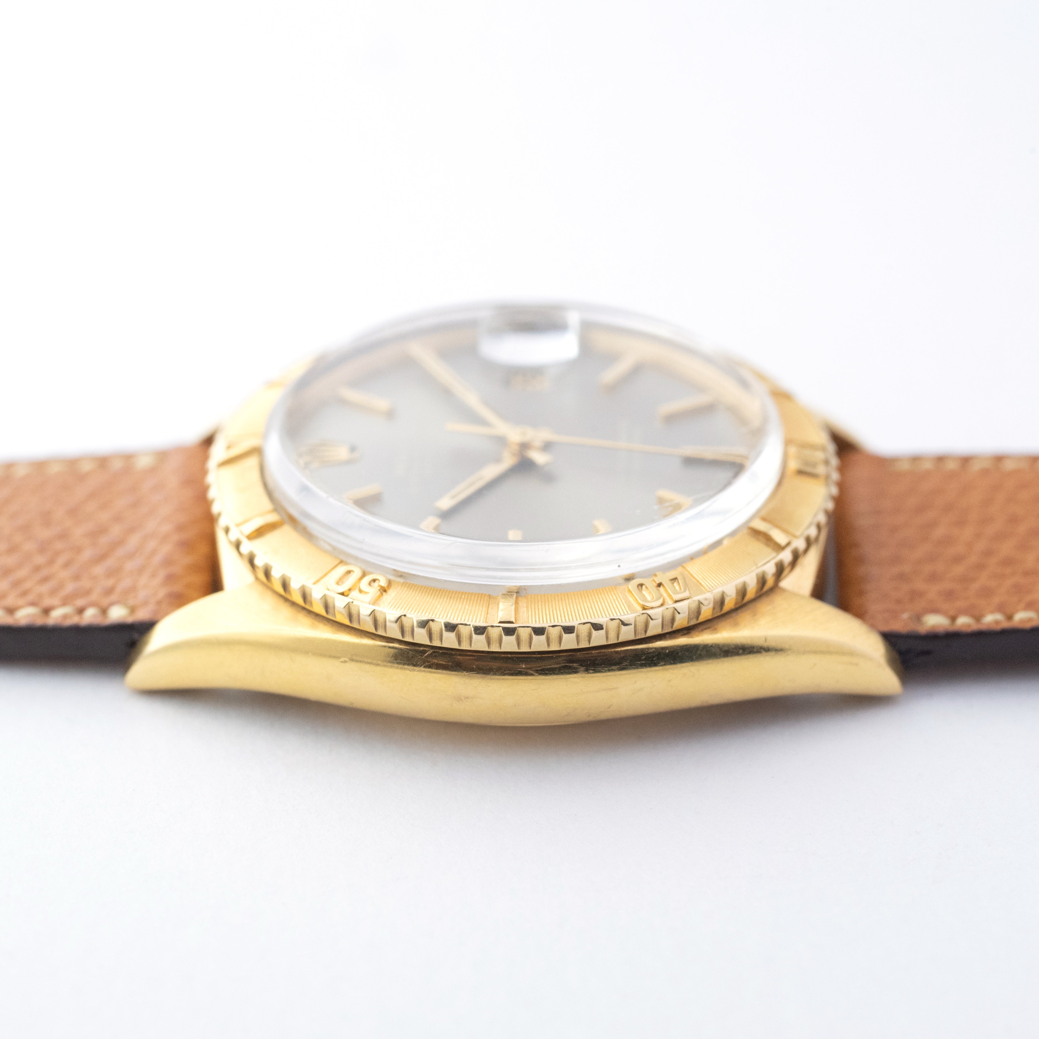 ロレックス 18金無垢サンダーバード 1965年製 Ref.1625 グレーダイヤル