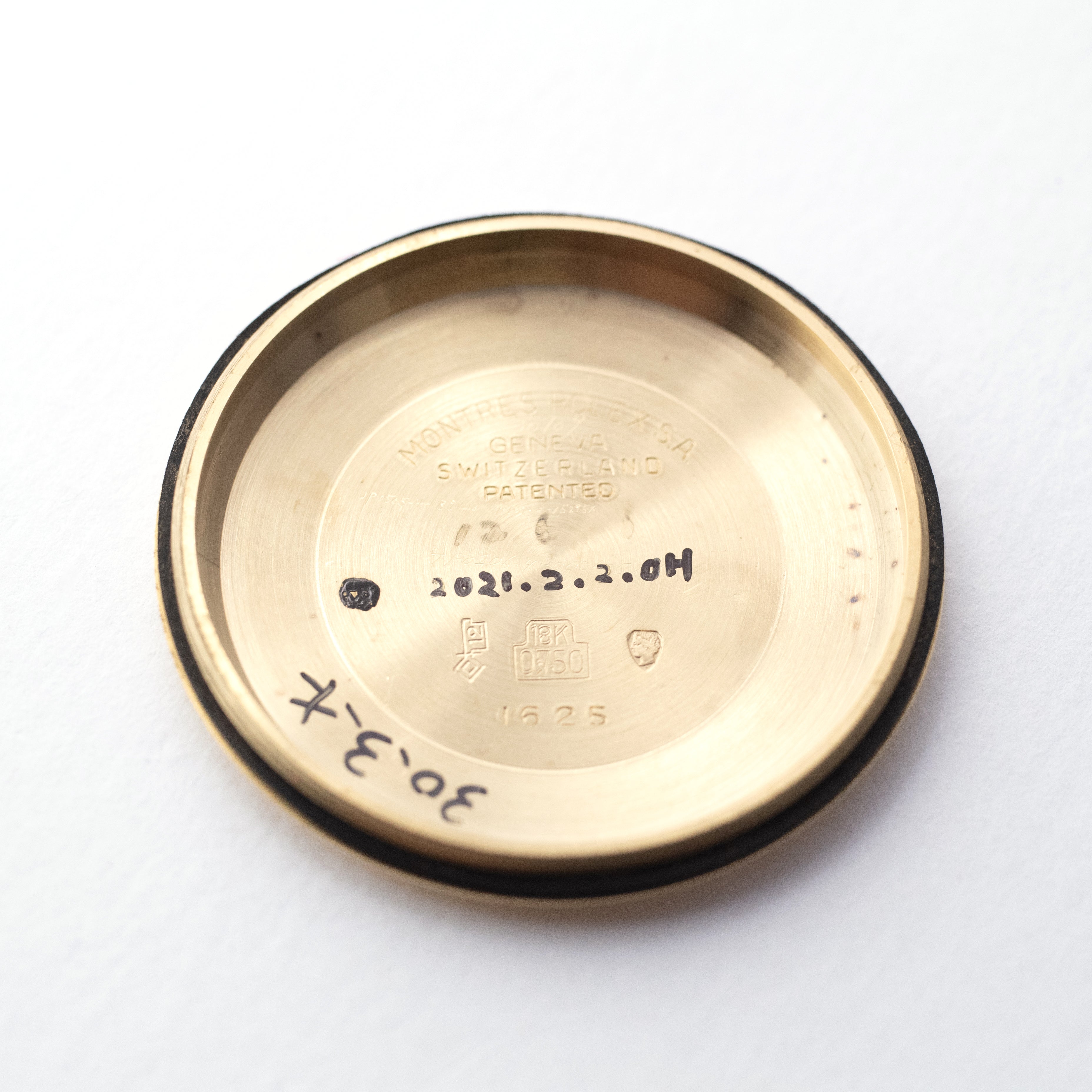 ロレックス 18金無垢サンダーバード 1965年製 Ref.1625 グレーダイヤル
