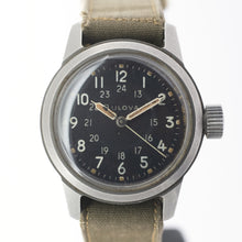 画像をギャラリービューアに読み込む, ブローバ TYPEA17A 1950年代製 アメリカ軍用時計 コットンベルト
