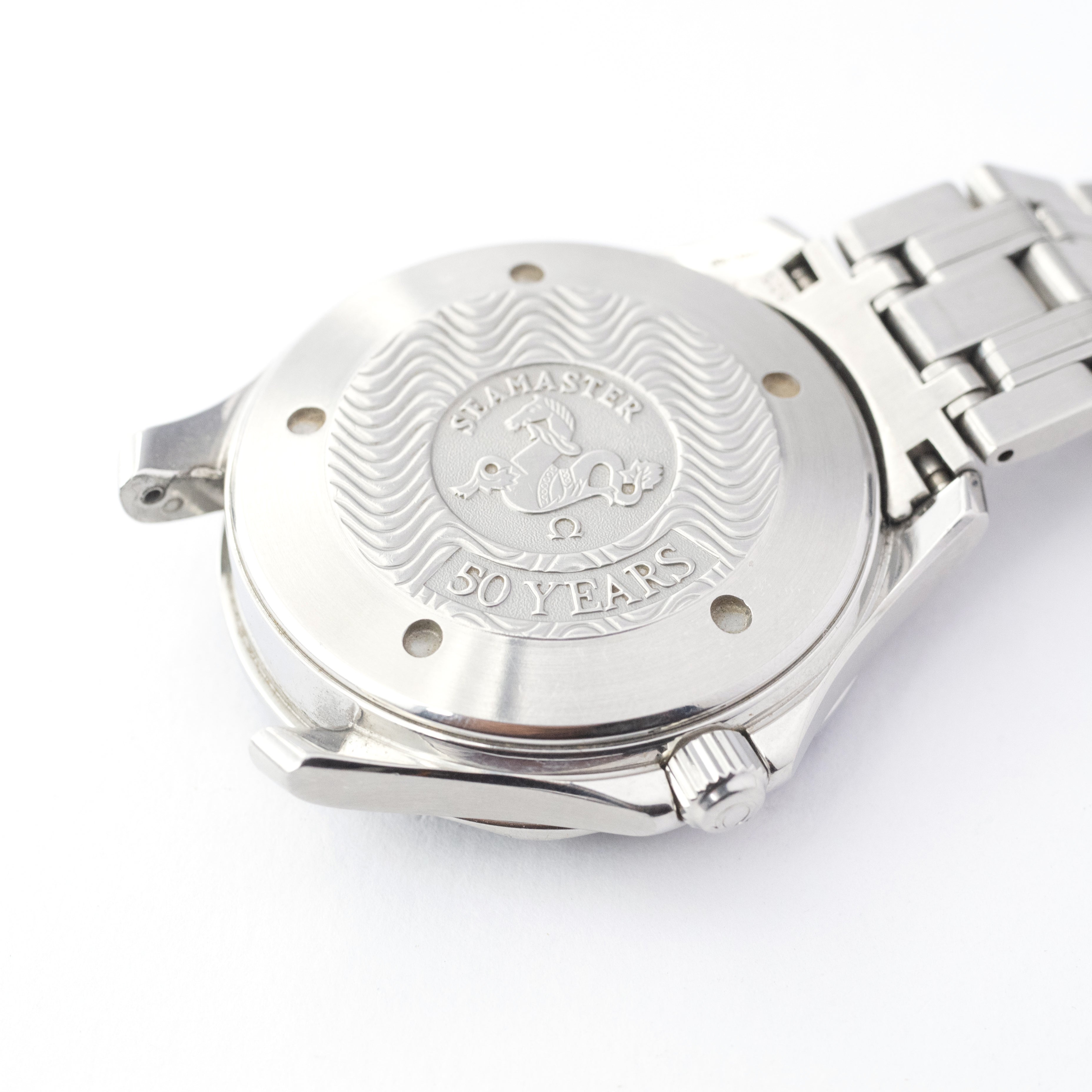 オメガ シーマスターGMT 1999年製 ギャラ、タグ付き シーマスター50周年記念モデル