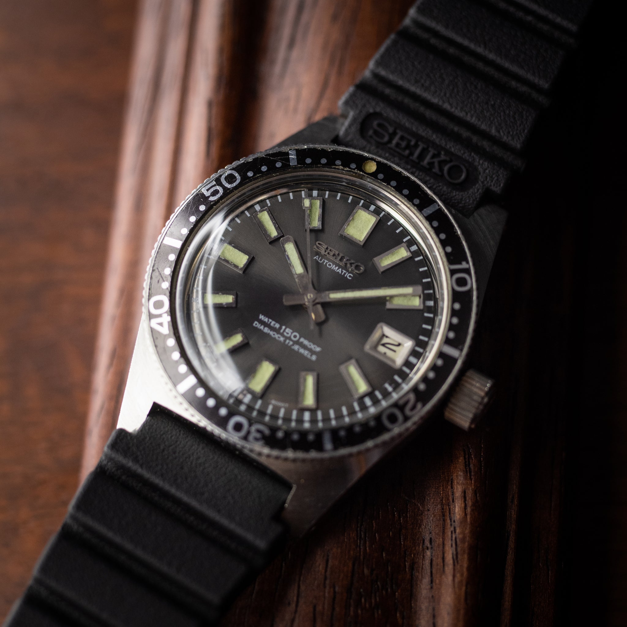 ☆極上希少品 SEIKO セイコーファーストダイバー Ref.6217-8001 1967年3月製造☆OH済 - ブランド腕時計