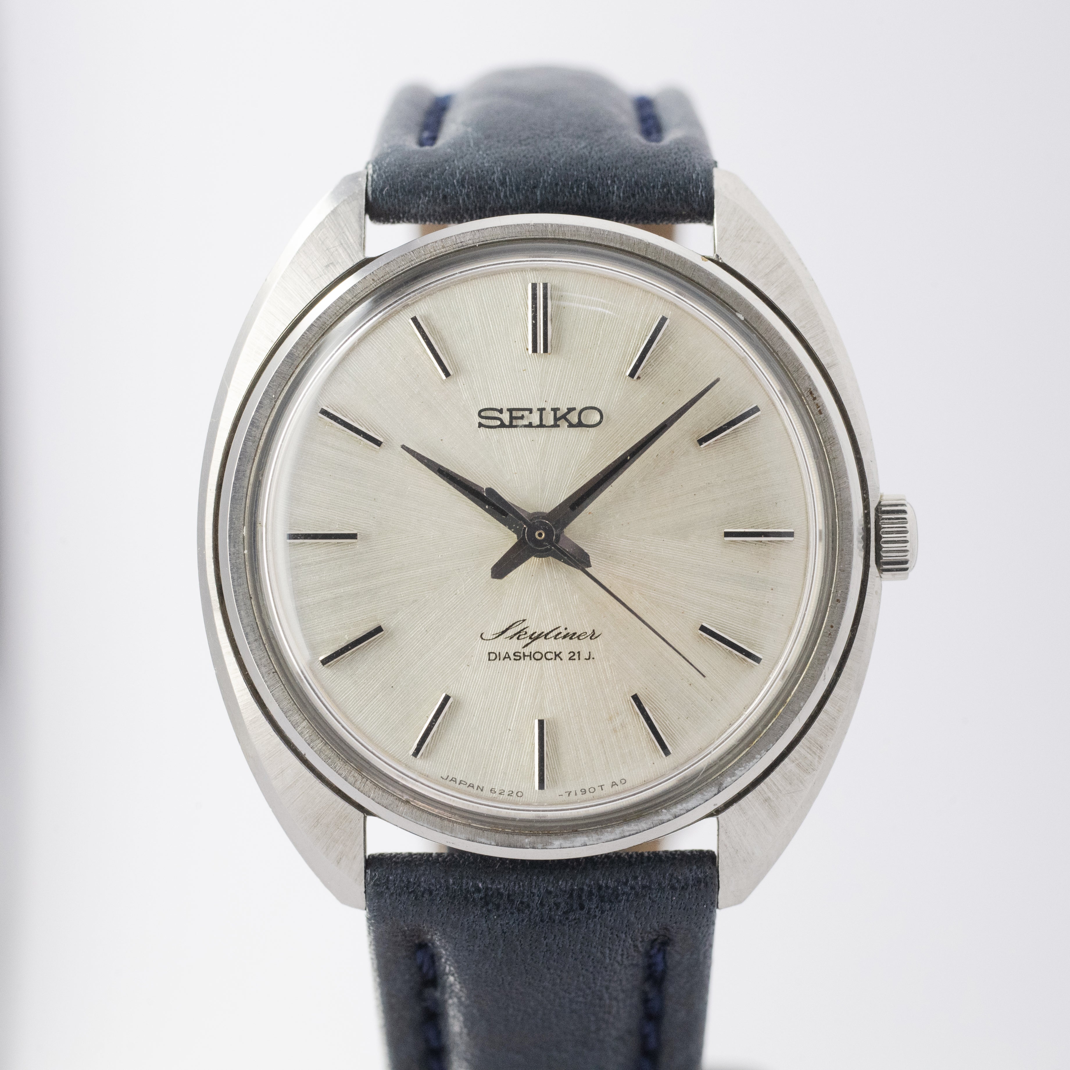 【送料安】SEIKO スカイライナー 6222-7060 手巻き 稼働品 5振動 時計