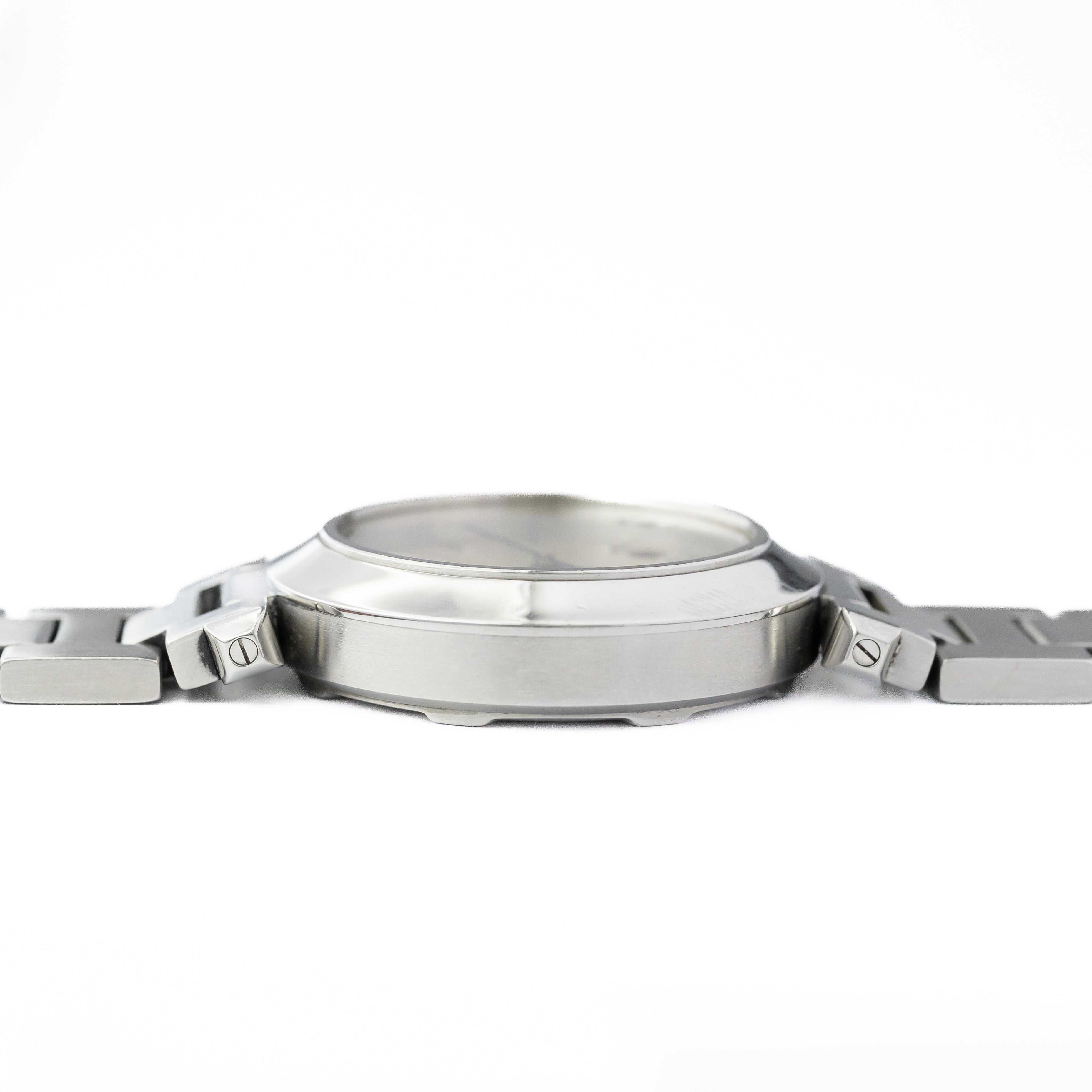 T959 カルティエ パシャC ビッグデイト オート 箱ギャラ付き ボーイズ Cartier】カルティエ パシャC35 ビッグデイト Navy