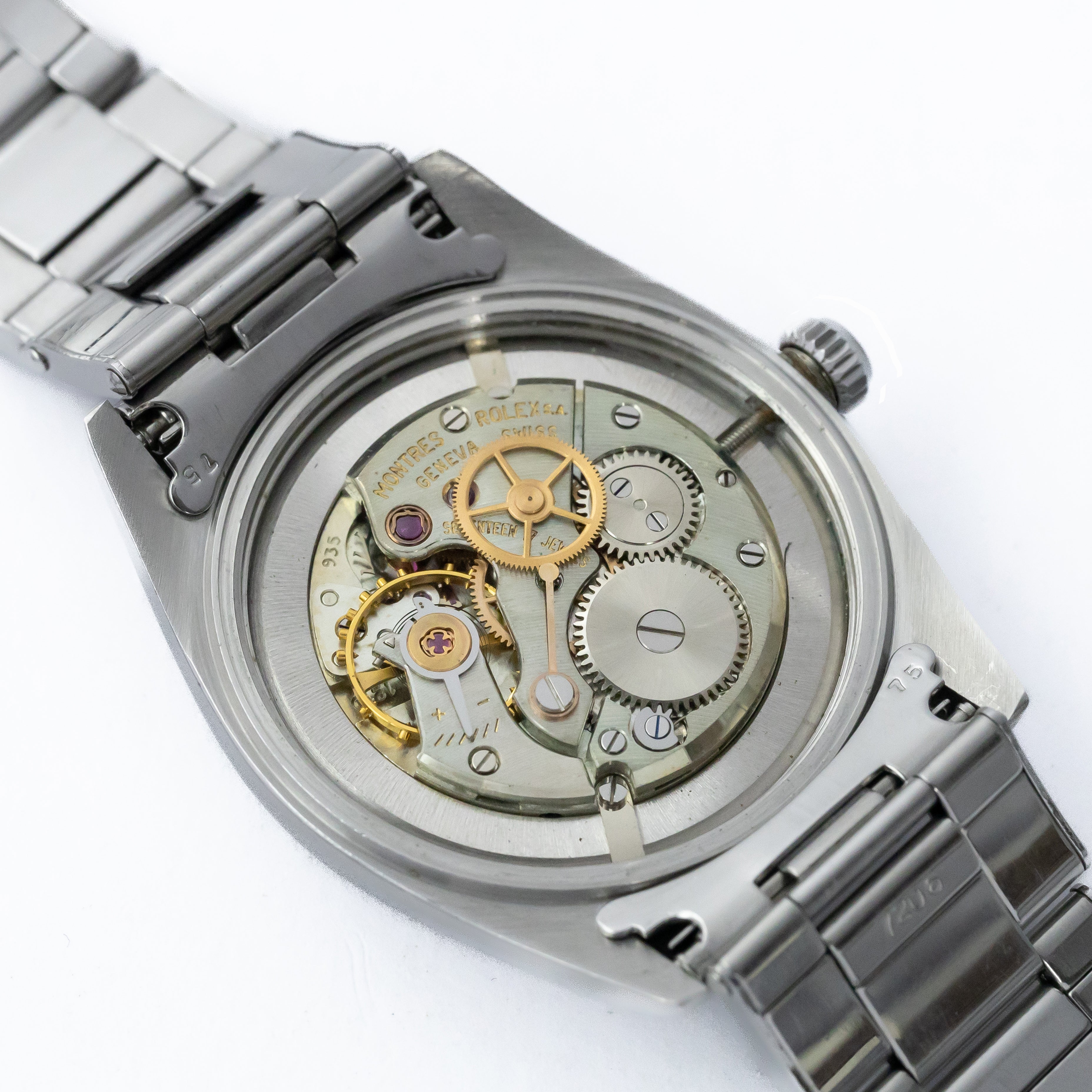 ロレックス オイスター 1964年製 ビッグケース 手巻き Ref.6424 グレーダイヤル