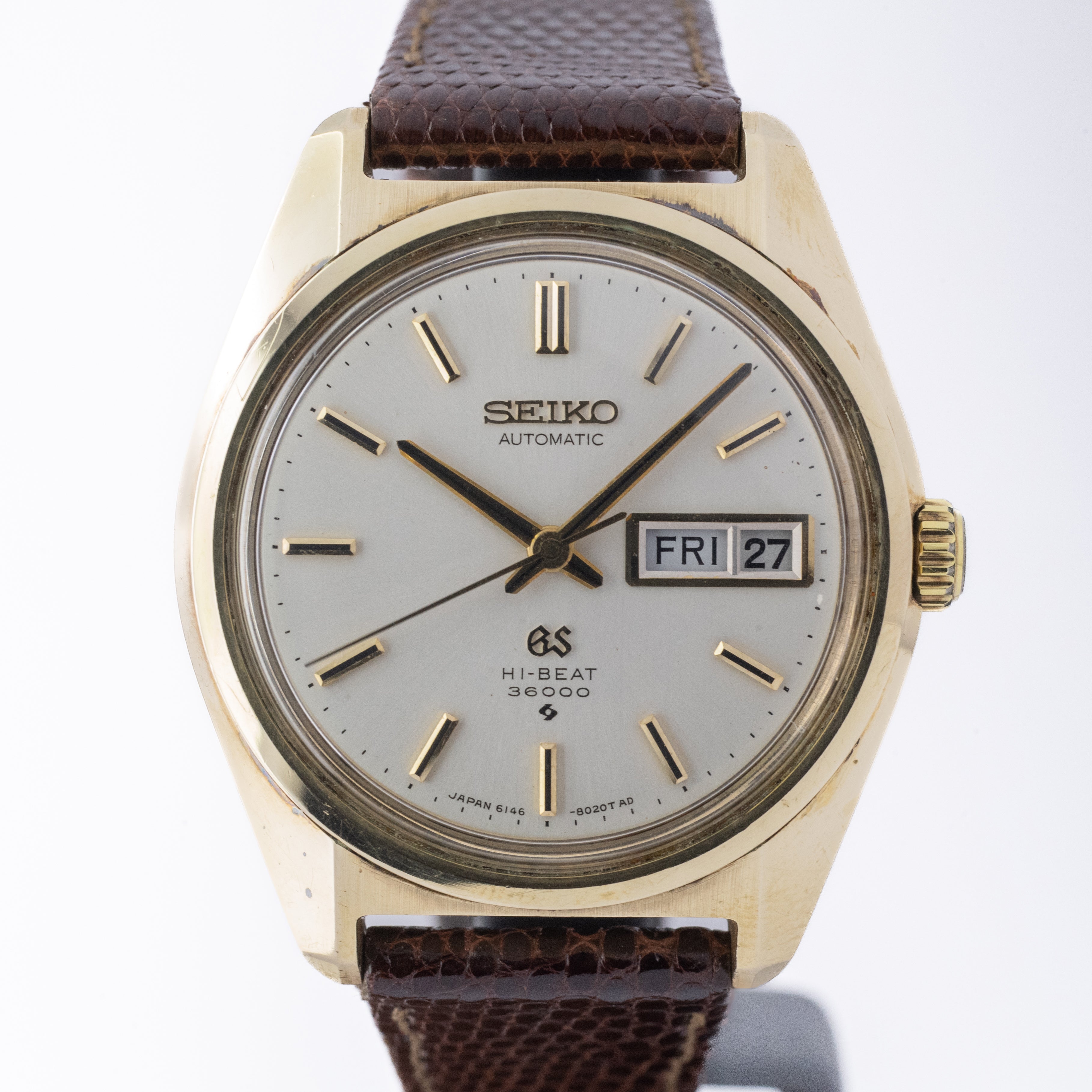 グランドセイコー 1968年製 Ref.6146-8000 希少CAPゴールドケース 36000振動 61GS