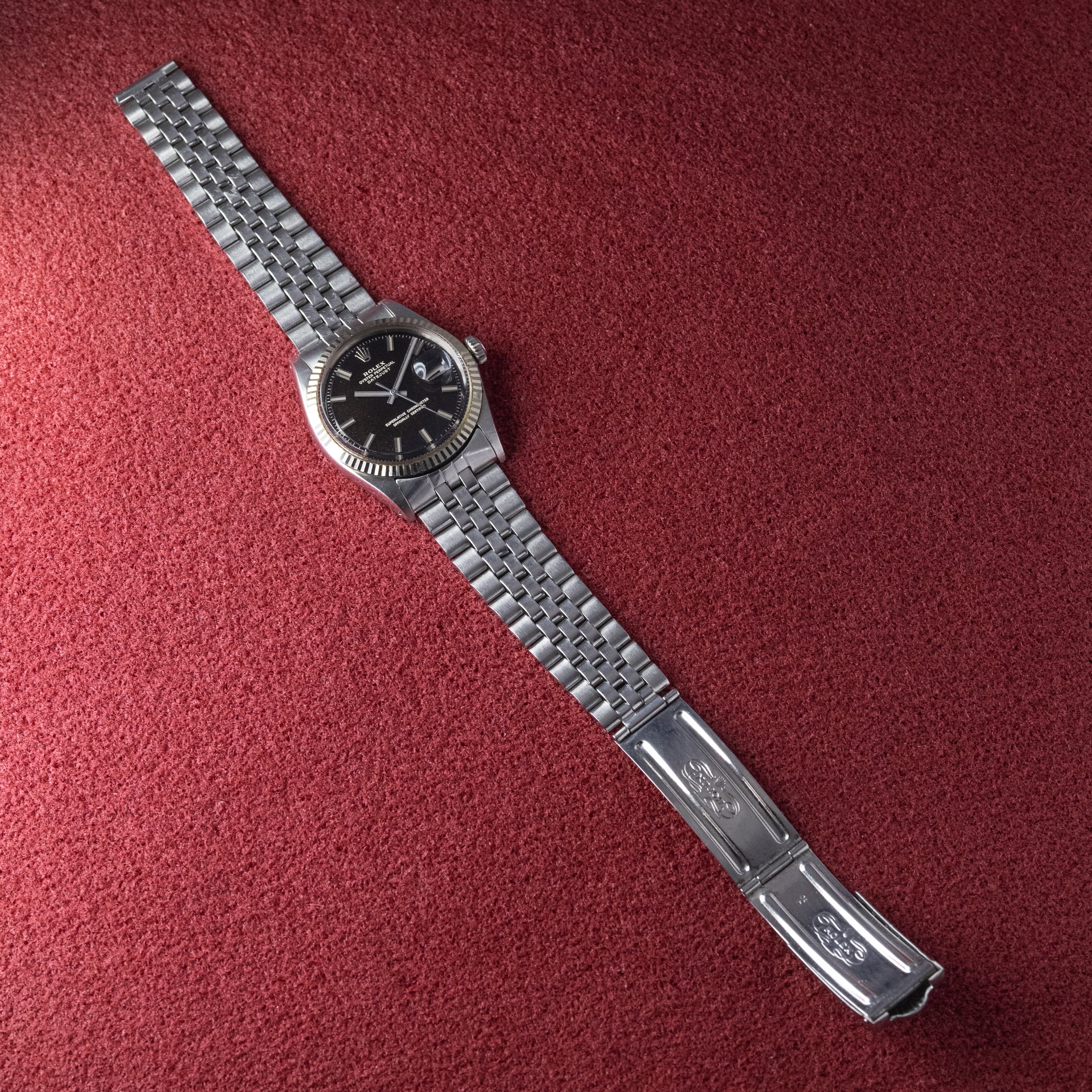 ロレックス ワイドボーイ ブラックミラーダイヤル(ギルド