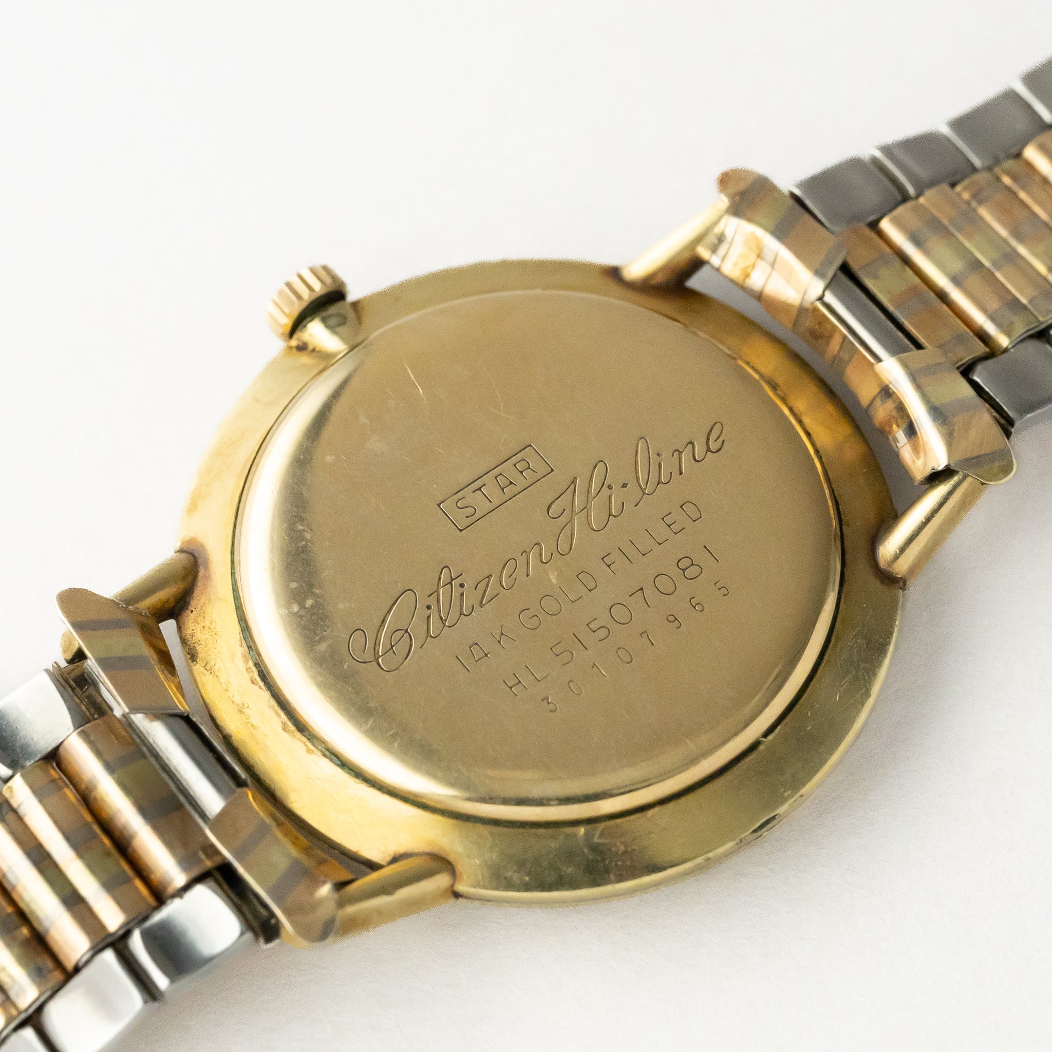 ビンテージ シチズン・ハイライン(14Kゴールドフィールド)25石 腕時計 ...