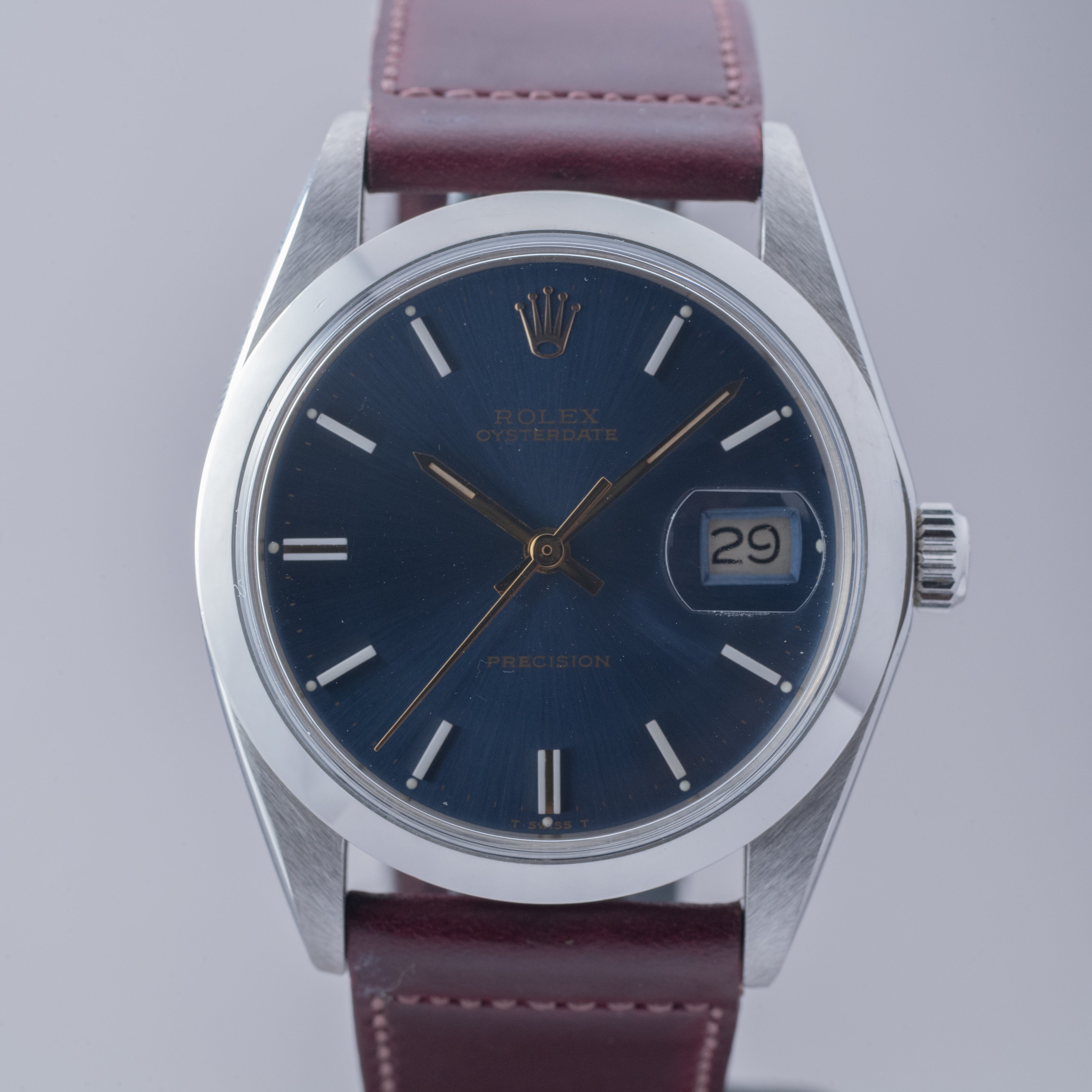 ロレックス オイスターデイト 1971年製 Ref.6694 ブルーダイヤル