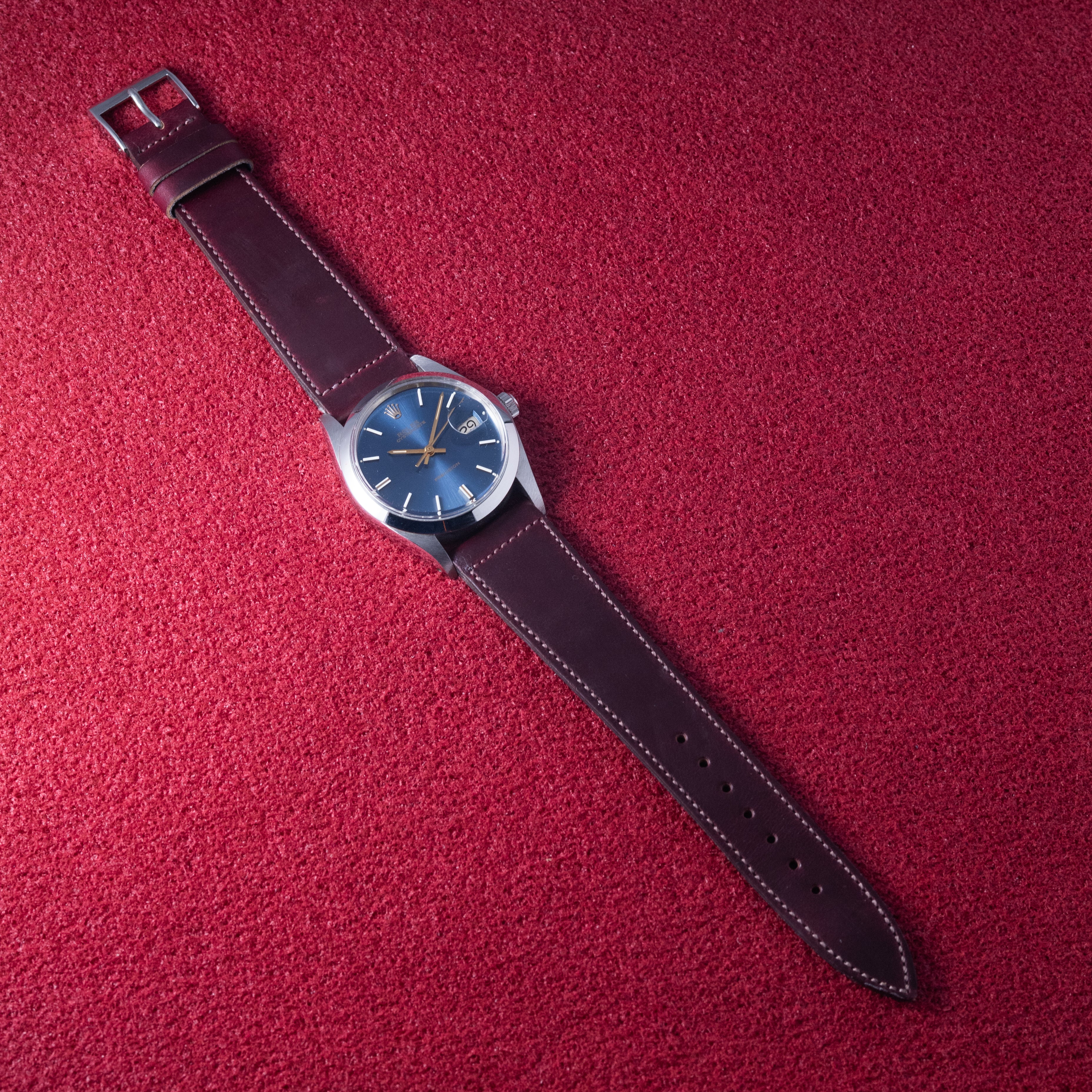 ロレックス オイスターデイト 1971年製 Ref.6694 ブルーダイヤル