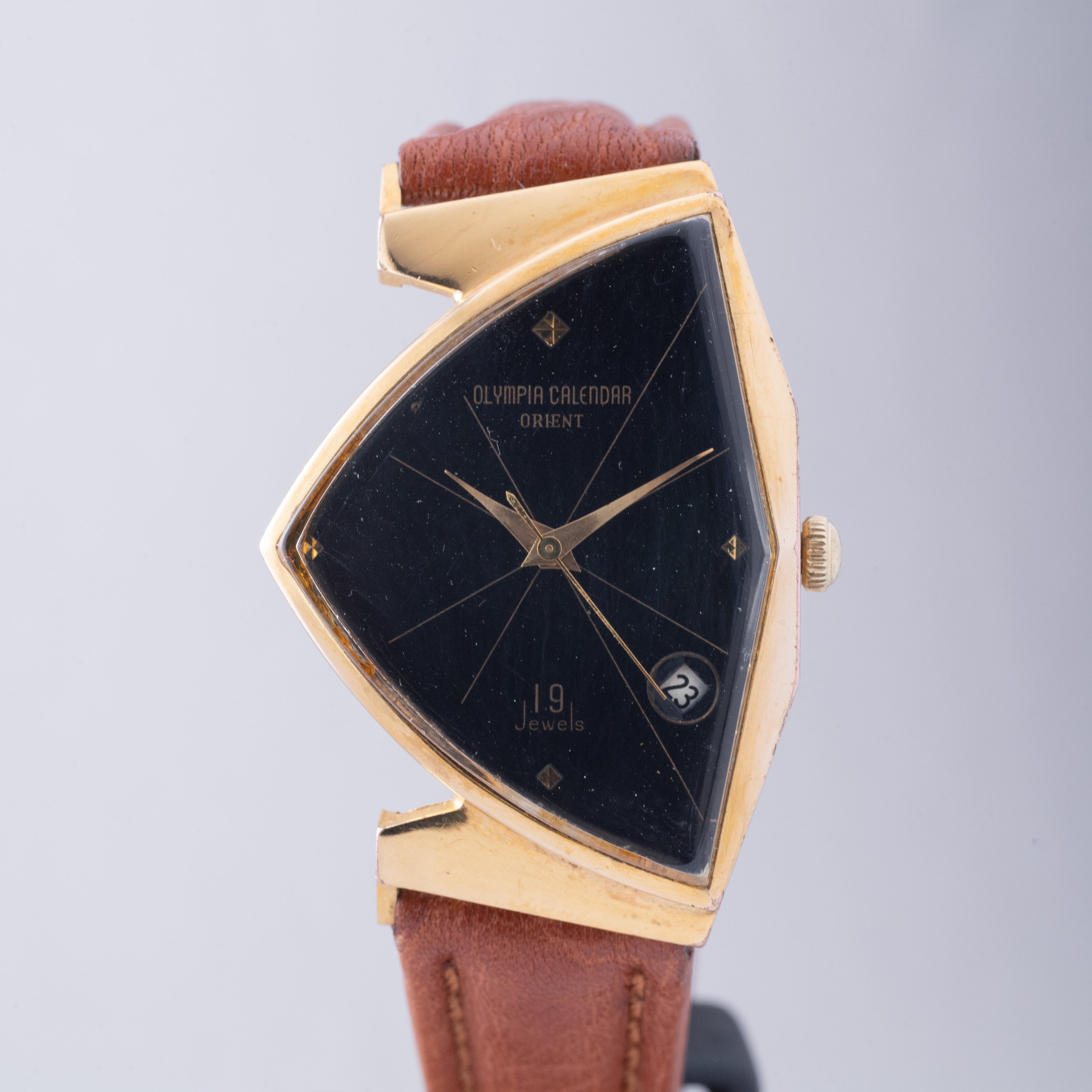 オリエント 三角時計 ベンチュラタイプ 1960年代製 オリンピア 