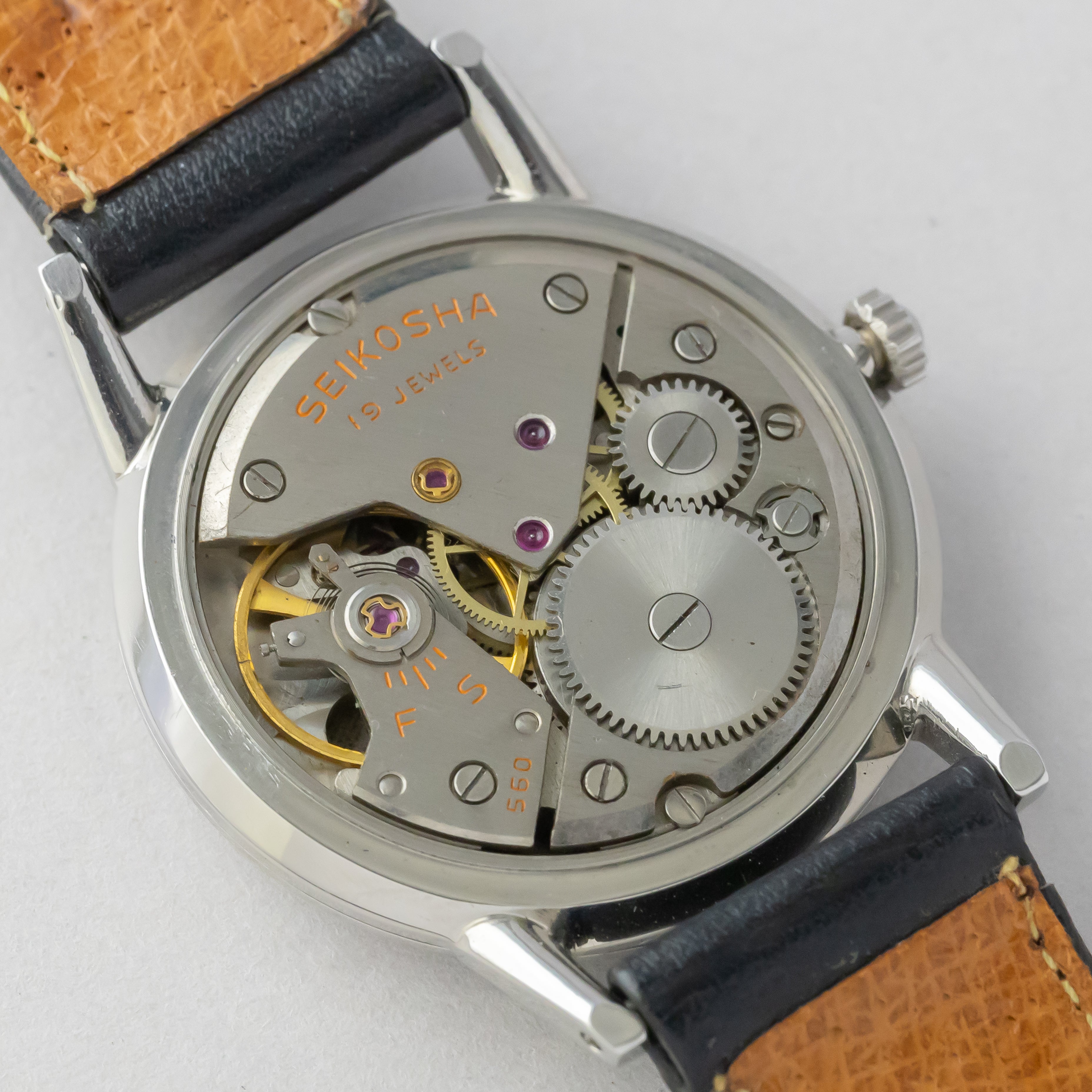 セイコー クラウン レフティー 1966年製 箱、タグ付き 手巻き