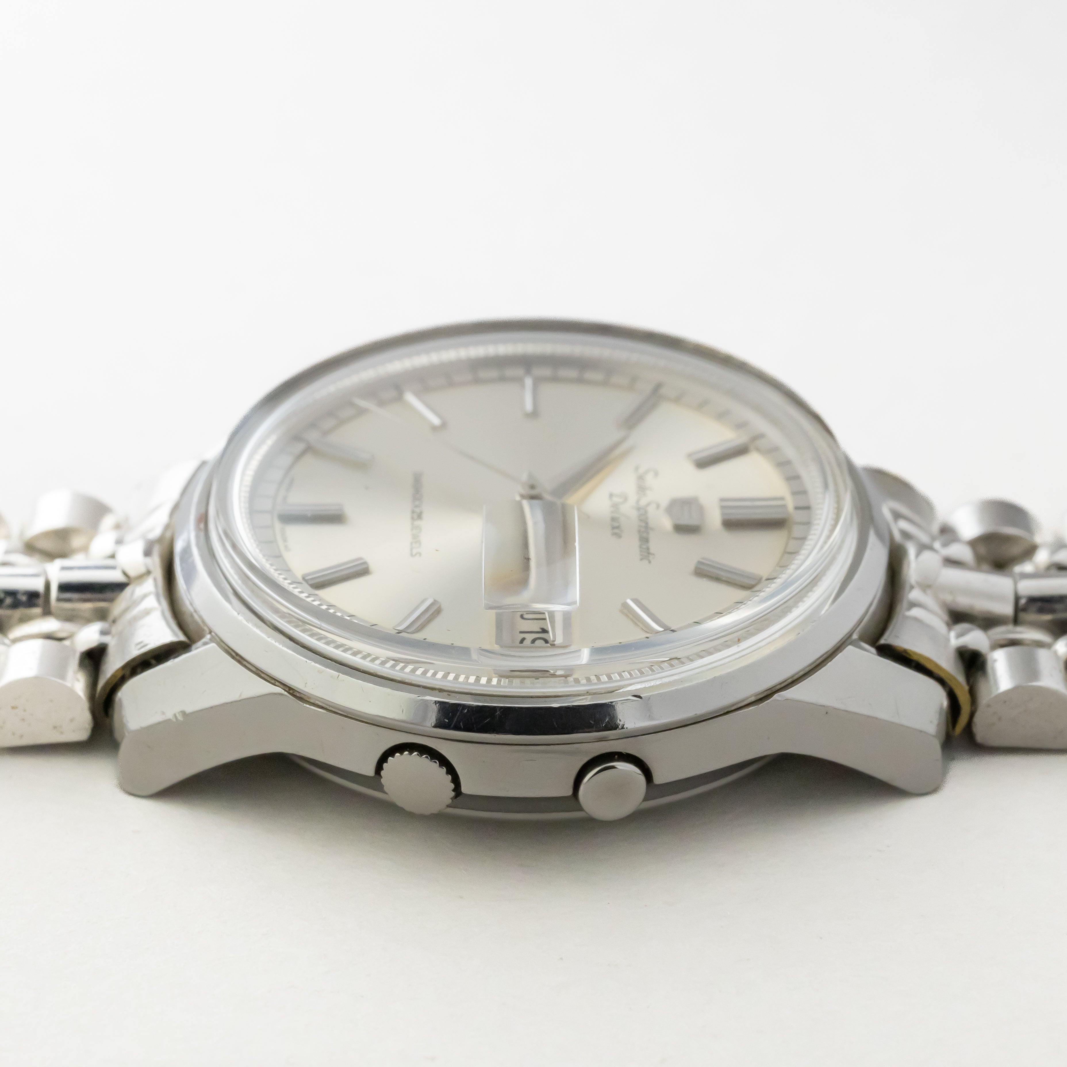 日本製通販60sセイコースポーツマチック5チャコールグレー系ダイヤル自動巻21石腕時計OH済　T638 その他