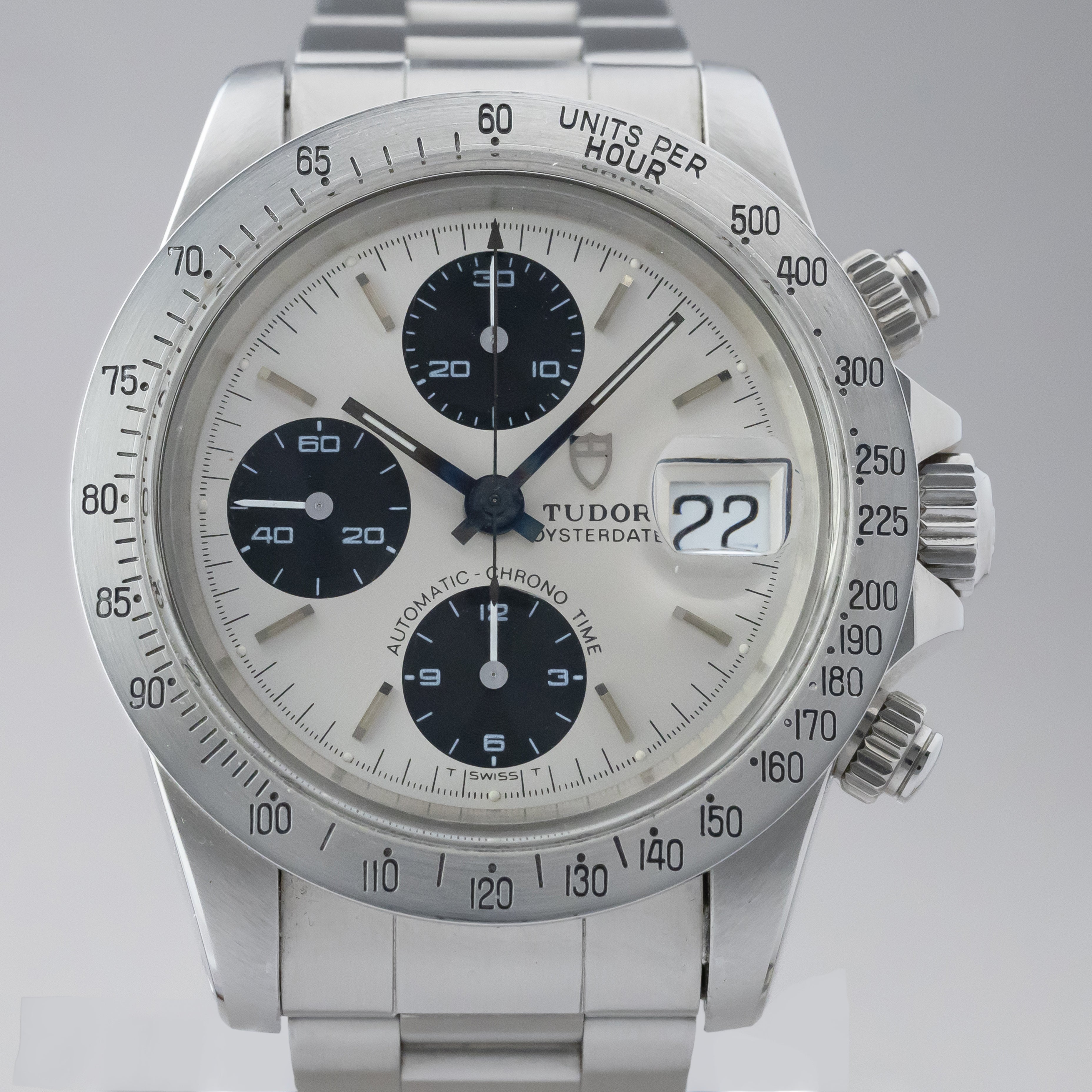 TUDOR クロノタイム Ref.79180 1992年製 箱ギャラ パンダダイヤル 